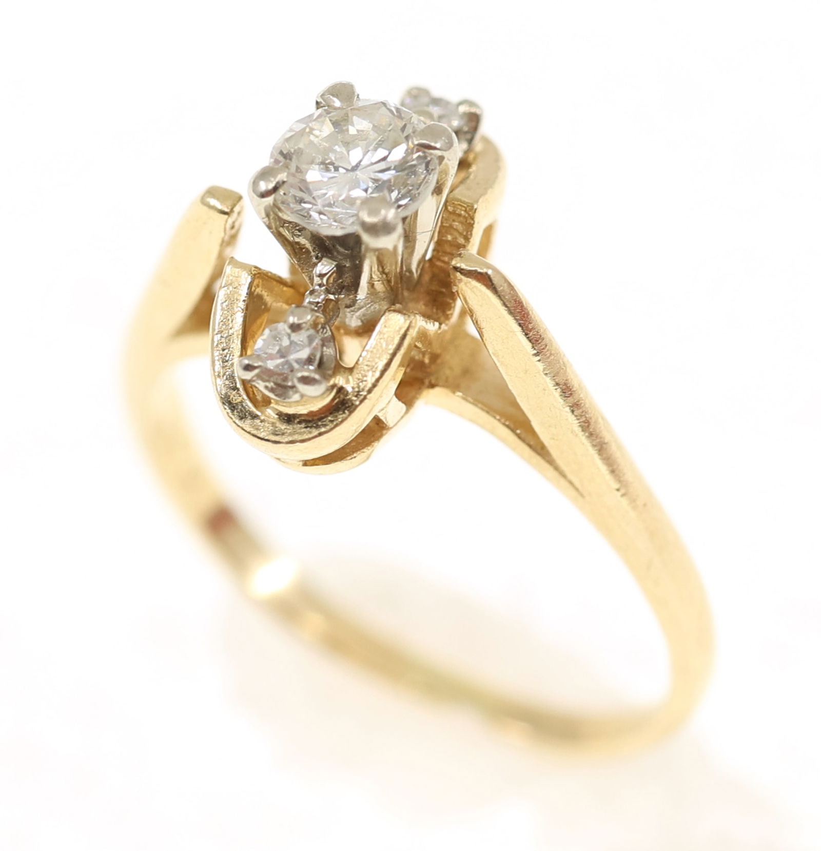 14K YELLOW GOLD 0.28 CTW DIAMOND FASHION RING (1 of 4)