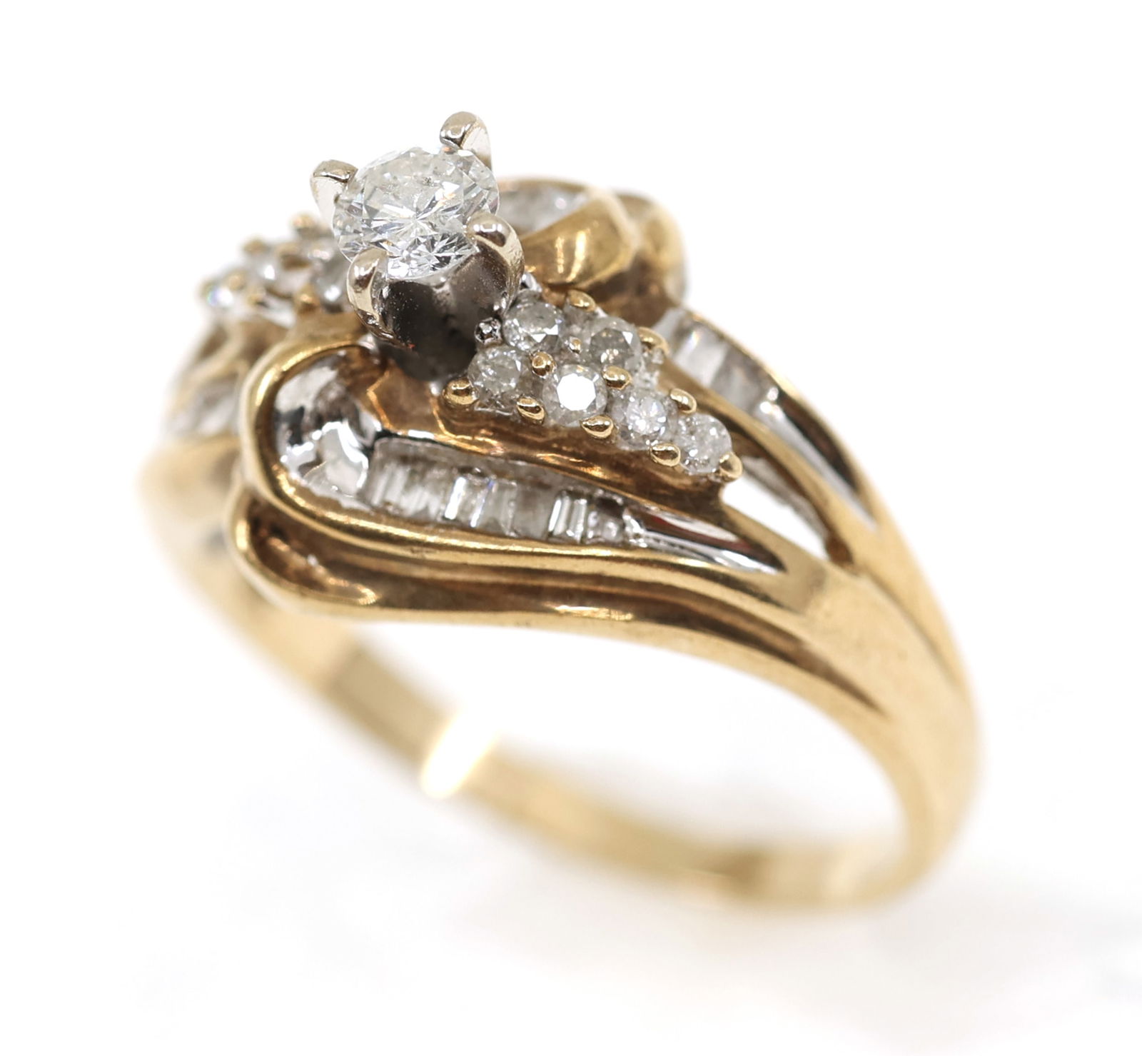 10K YELLOW GOLD 0.45 CTW DIAMOND FASHION RING (1 of 5)