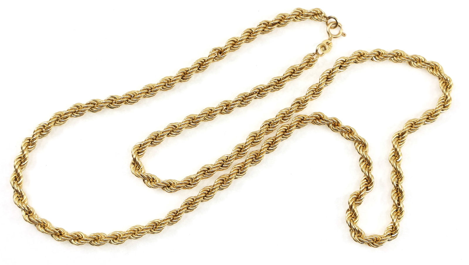 14K YELLOW GOLD ROPE CHAIN (1 of 3)