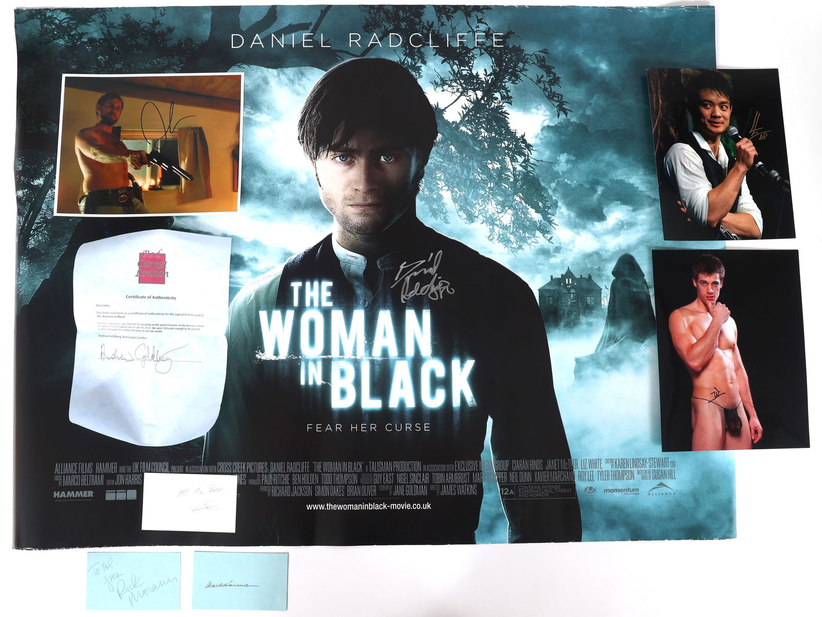 ACTOR AUTOGRAPHS - RADCLIFFE, HARMON, & MORANIS (1 of 10)