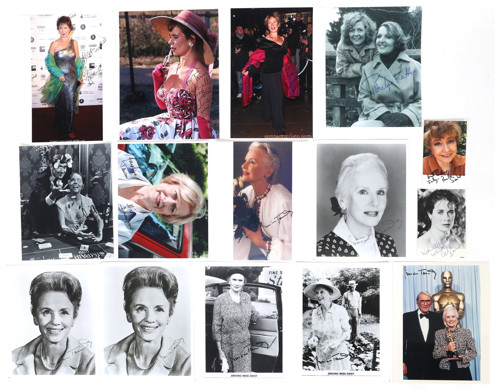 BRITISH ACTRESS AUTOGRAPHS - RIGG, TANDY, & IMRIE (1 of 8)