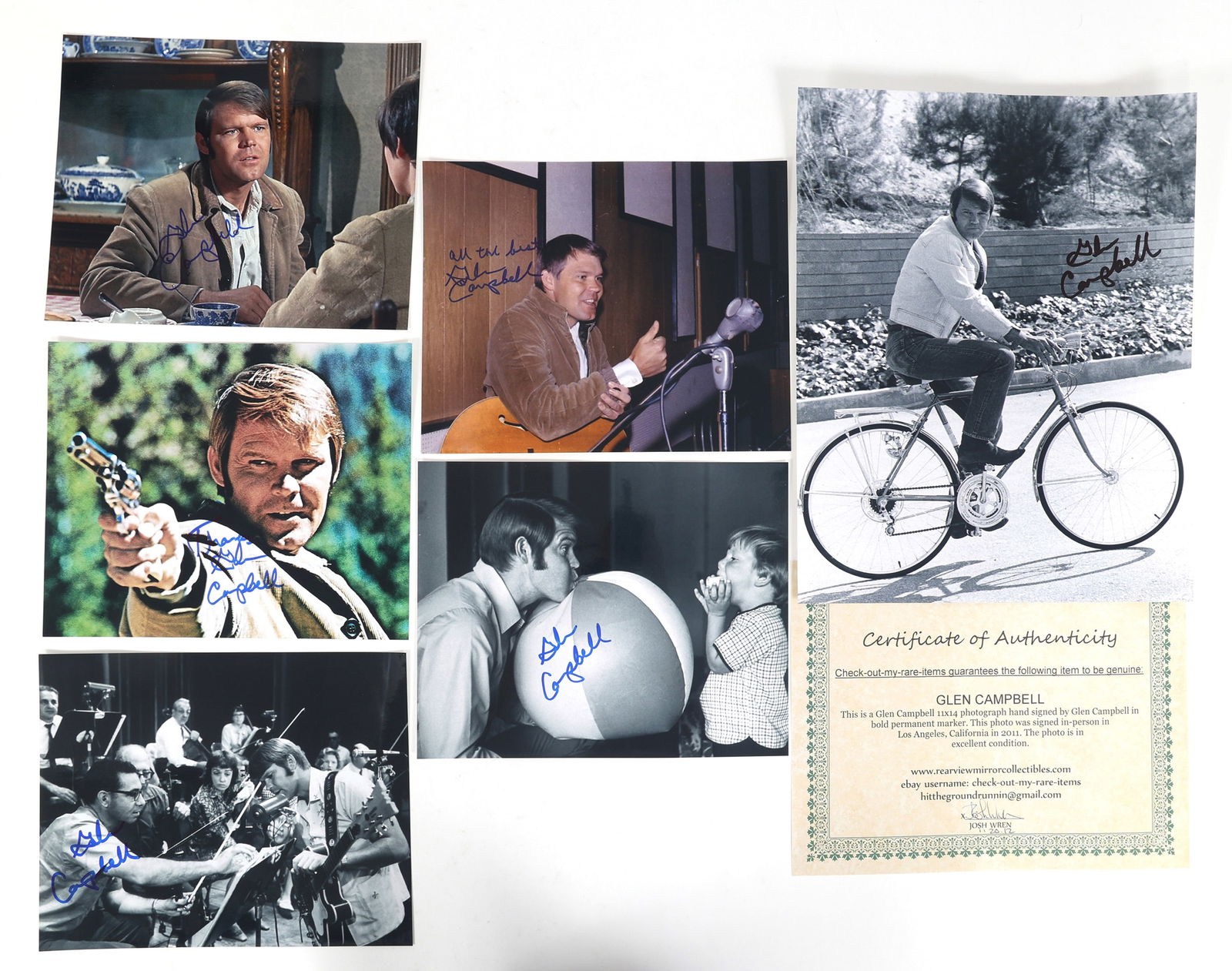 GLEN CAMPBELL AUTOGRAPHS (1 of 6)