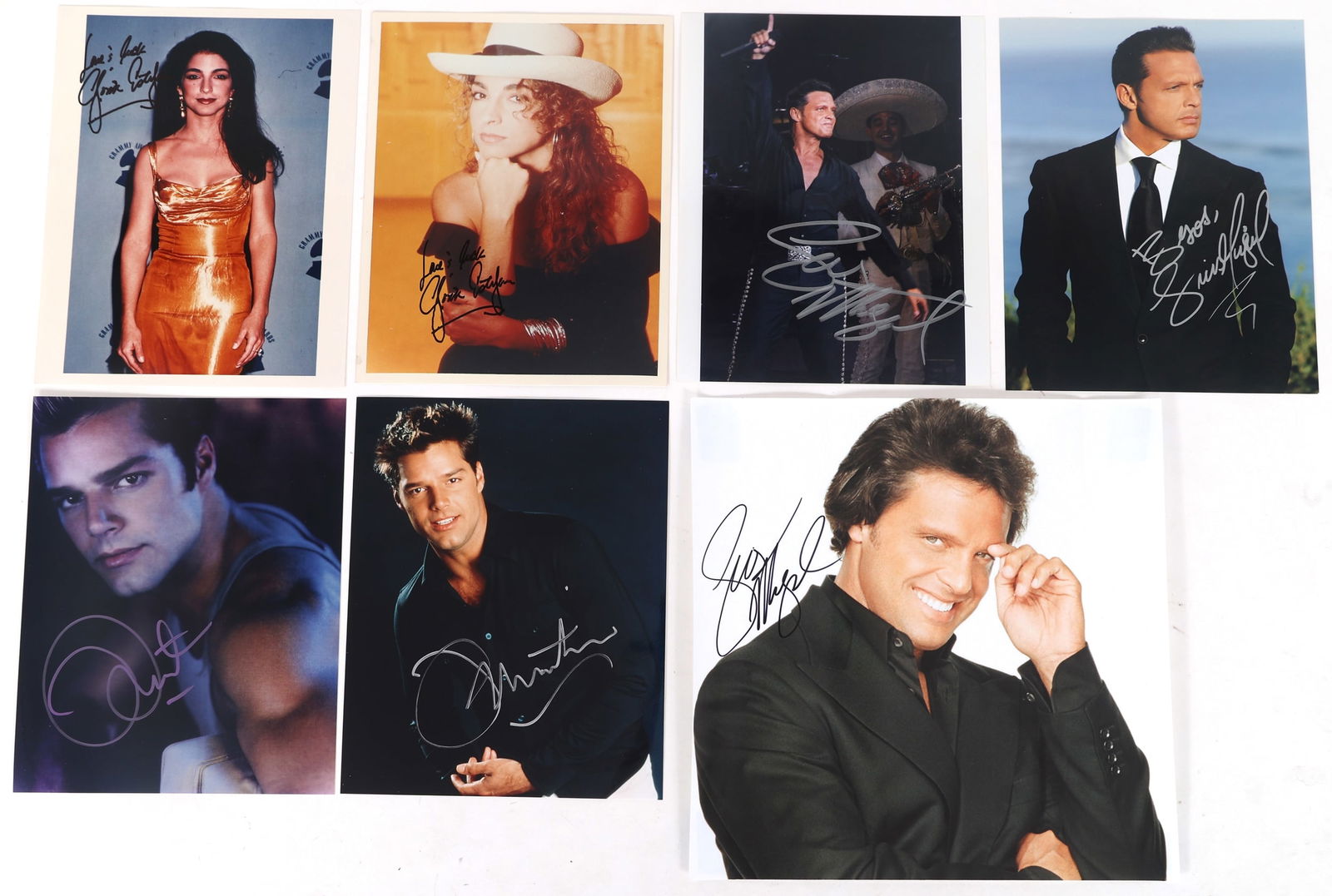 LATIN POP MUSICIAN AUTOGRAPHS - MIGUEL, MARTIN, ESTEFAN (1 of 5)