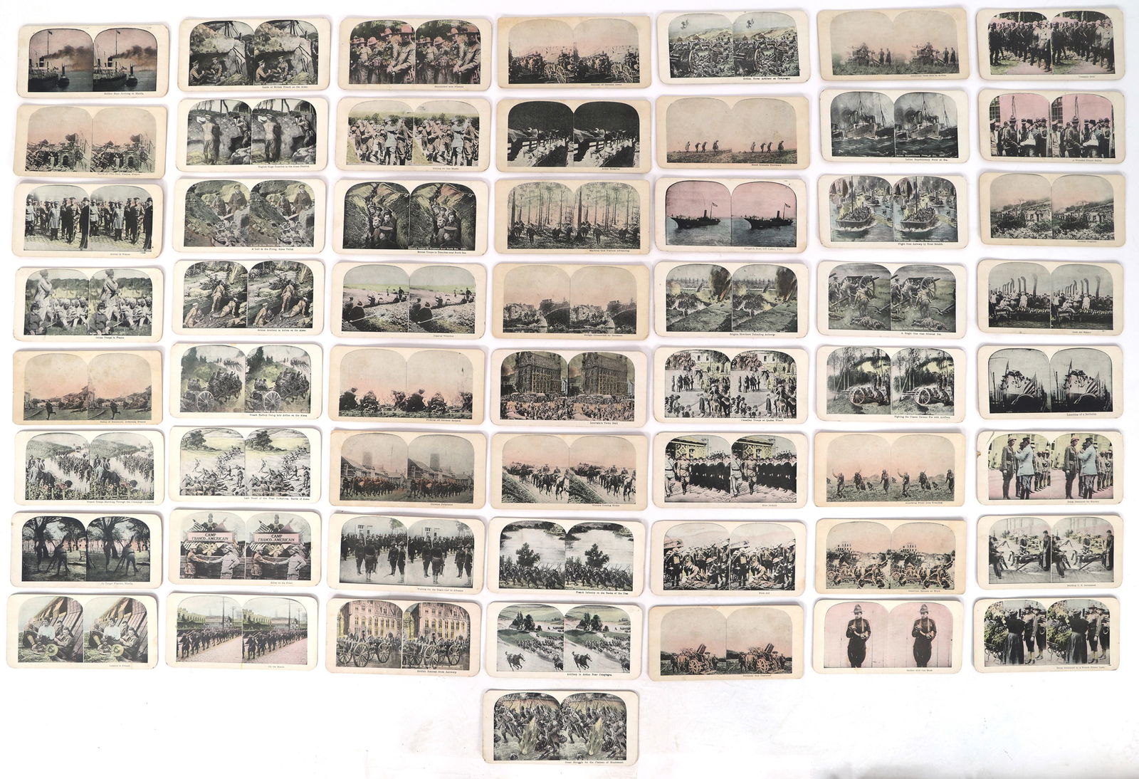 MILITARY LITHOGRAPH PRINT STEROVIEWS (1 of 10)