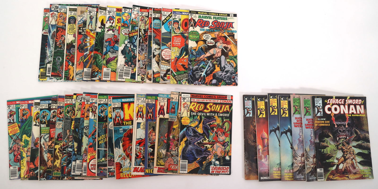 MARVEL COMIC BOOKS - KULL, DOC SAVAGE, & OMEGA (1 of 3)