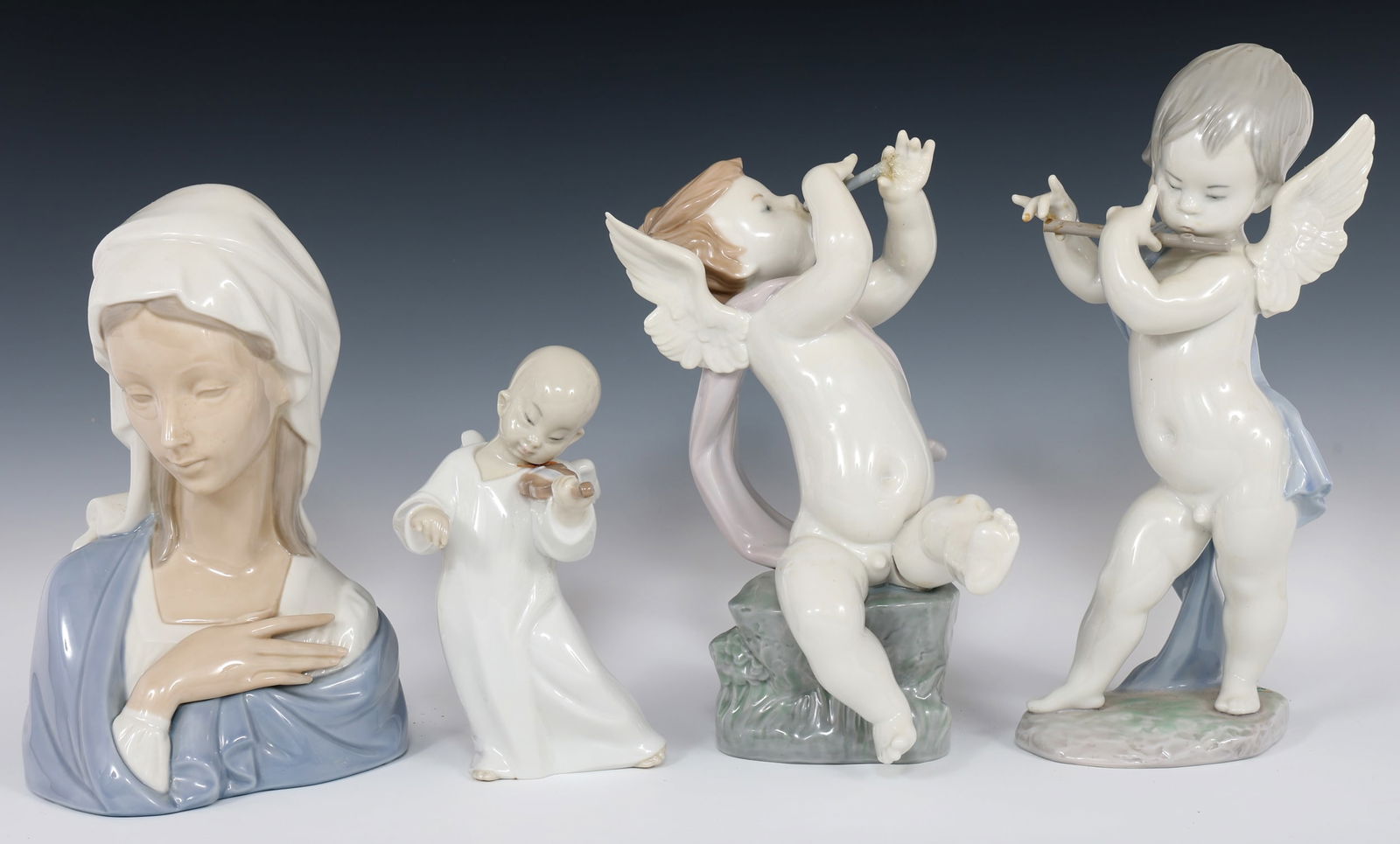 LLADRO ANGELS & MADONNA PORCELAIN FIGURINES (1 of 15)
