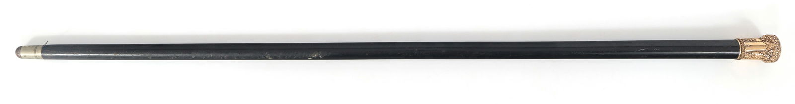 PRESENTATION CANE WITH GOLD-FILLED KNOB (1 of 3)