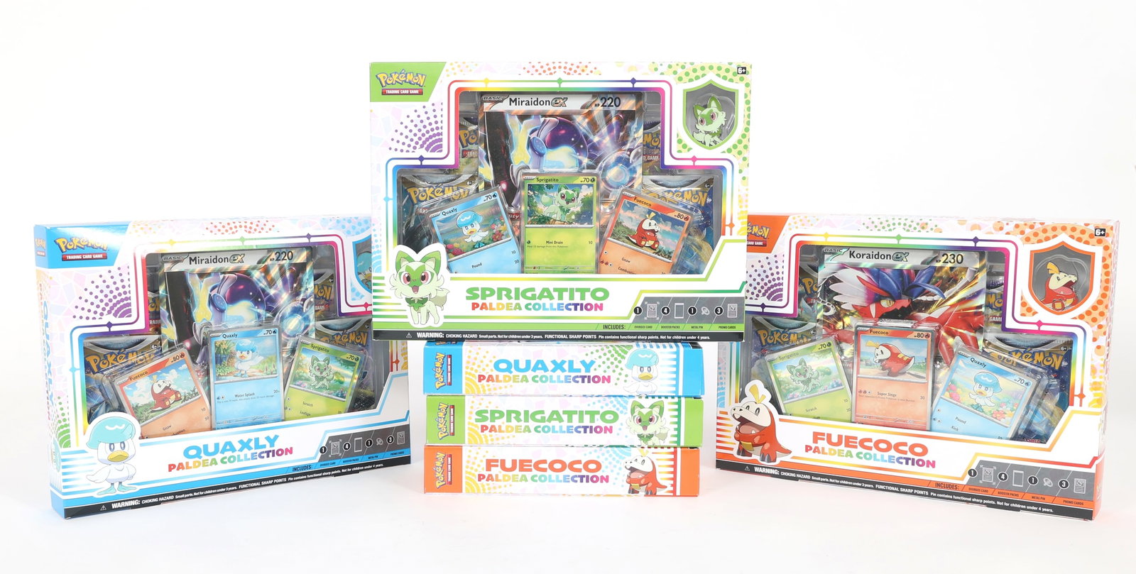 2023 POKEMON PALDEA COLL. SPRIGATITO, QUAXLY, FUECOCO (1 of 5)