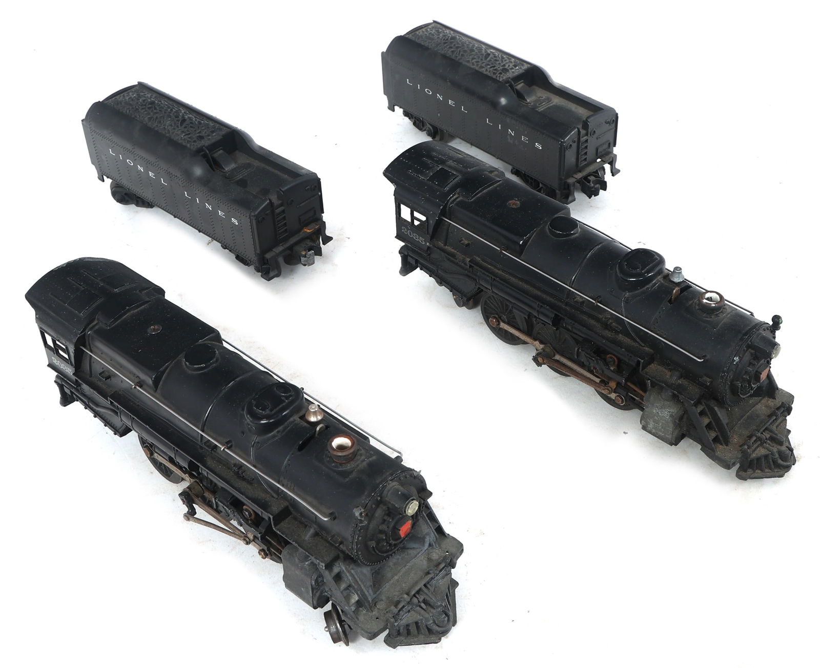 LIONEL 2035 LOCOMOTIVES & 6466W TENDER CARS (1 of 8)