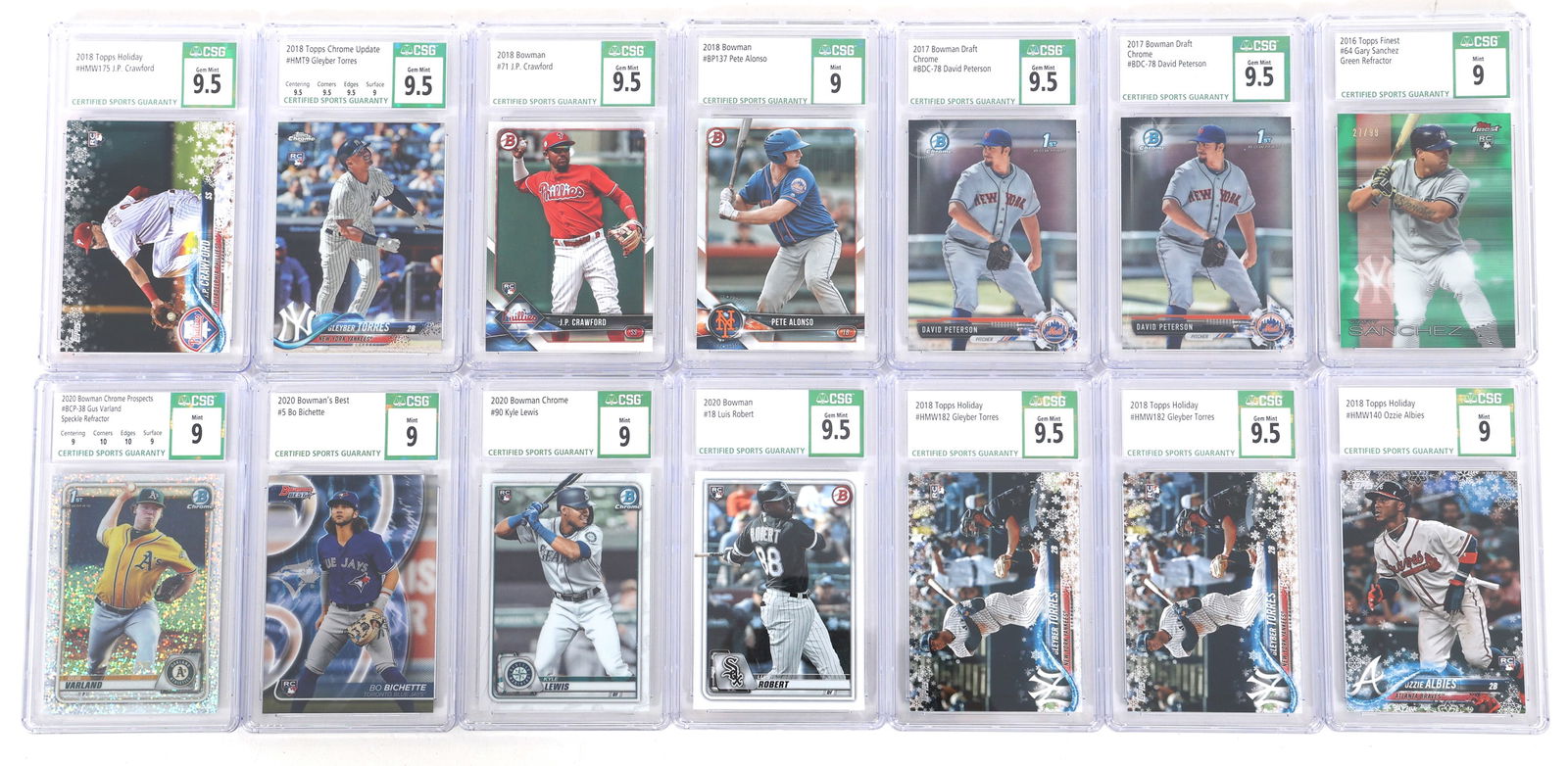 2016-2020 TOPPS BASEBALL CADS CSG GRADED (1 of 4)