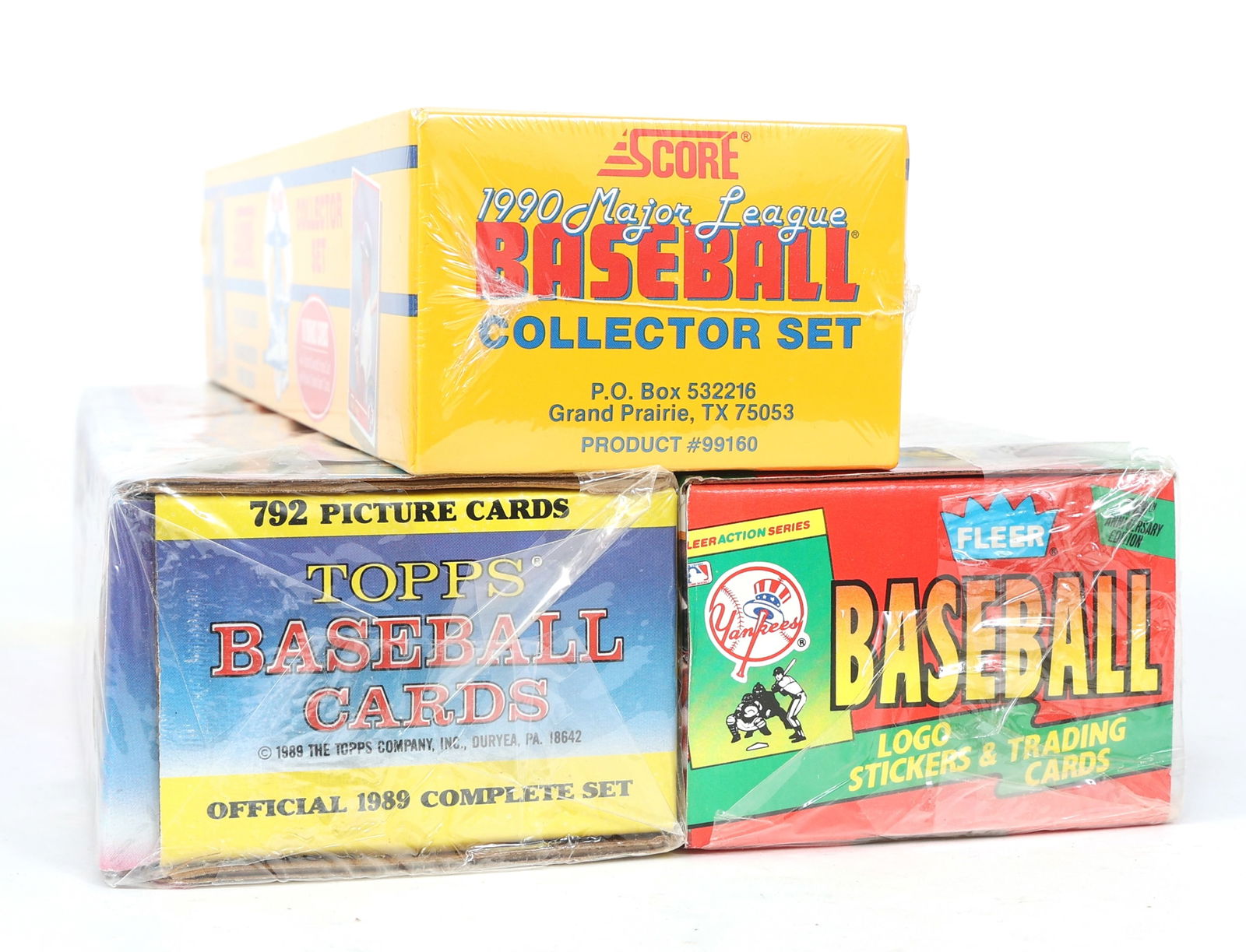 1989 - 1990 TOPPS, SCORE, & FLEER BASEBALL CARD SETS (1 of 5)