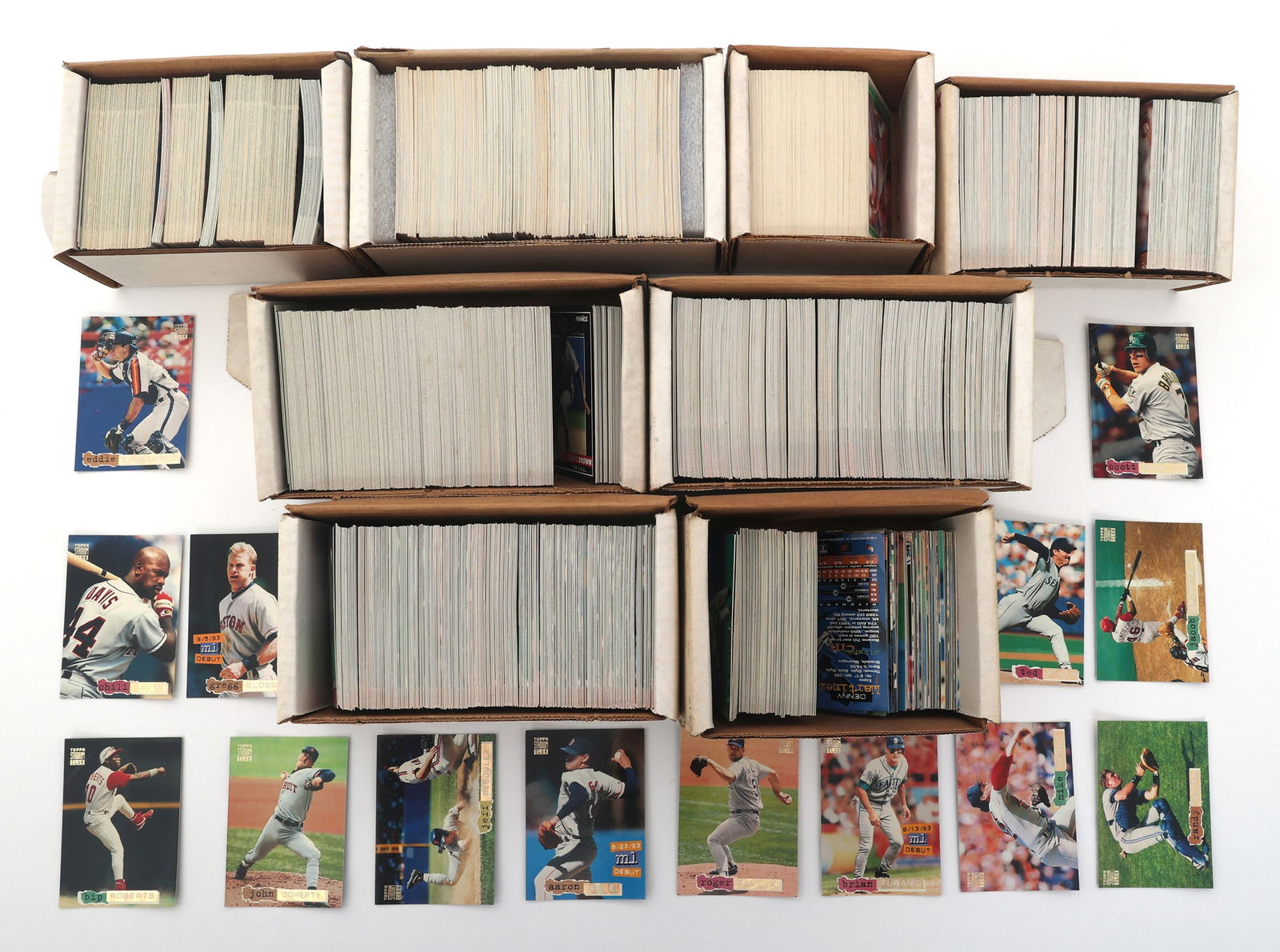 1991-1995 FLEER, TOPPS, DONRUSS BASEBALL TRADING CARDS (1 of 5)