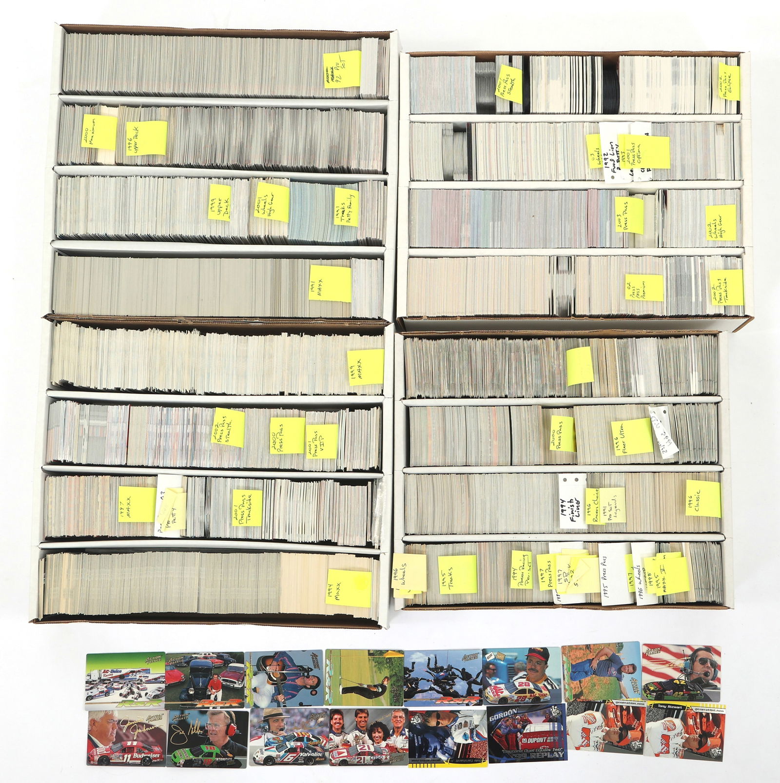 1990 - 2003 NASCAR & FORMULA ONE RACING TRADING CARDS (1 of 3)