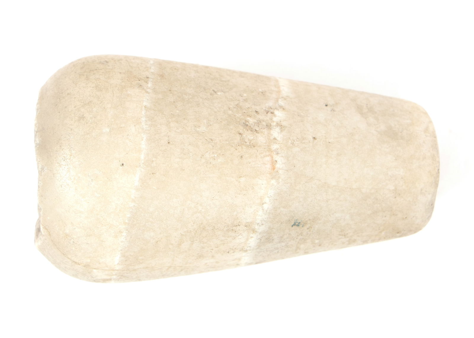 EGYPTIAN BANDED ALABASTER VESSEL C. XI-XII DYNASTY: EGYPTIAN BANDED ALABASTER VESSEL C. XI-XII DYNASTY Egyptian banded alabaster stone vessel, c. XI to XII Dynasty. Provenance: Estate Artifact & Fossil Collection of Dr. Steven D. Nicklas (1956-20