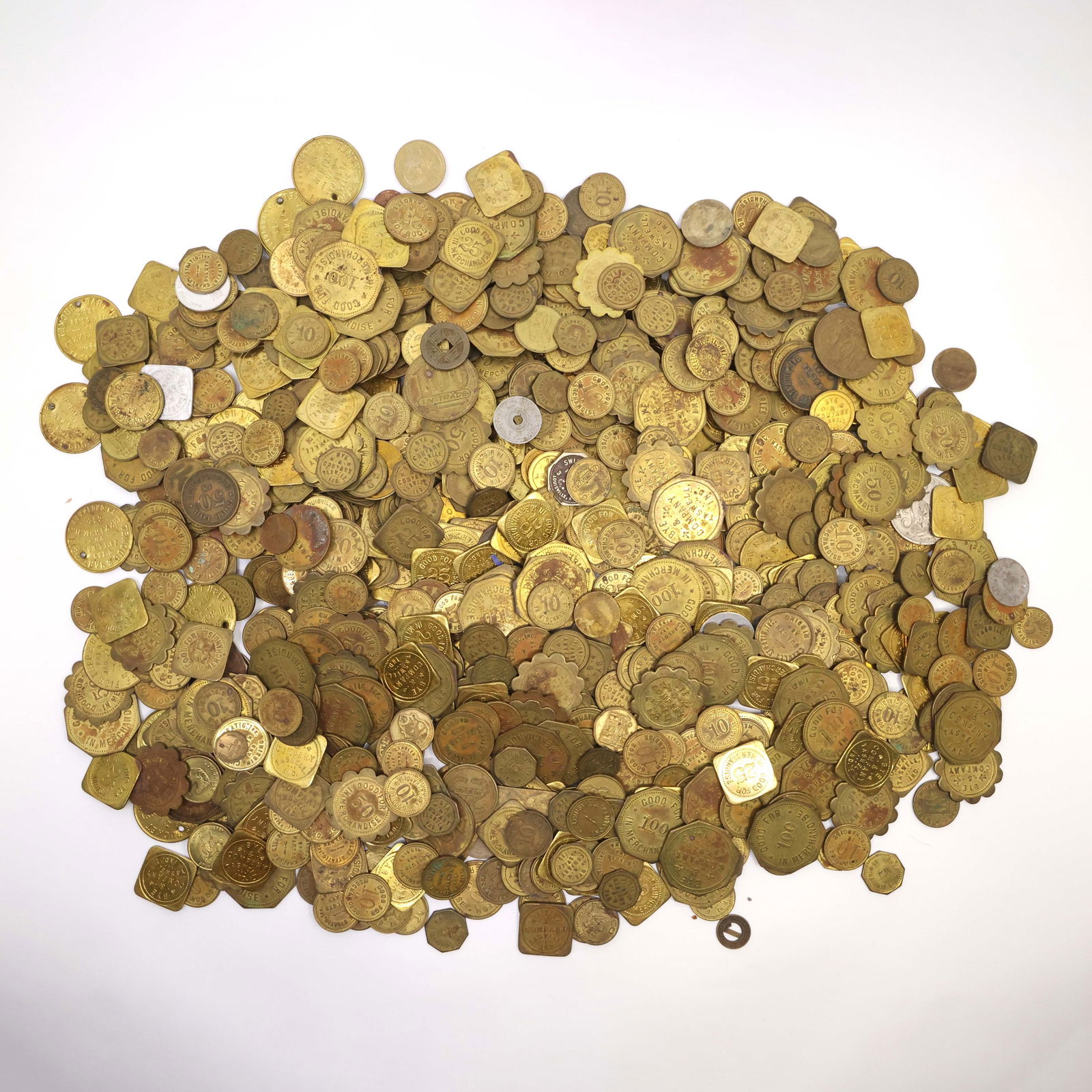 EXONUMIA TRADE TOKENS 100+ (1 of 3)