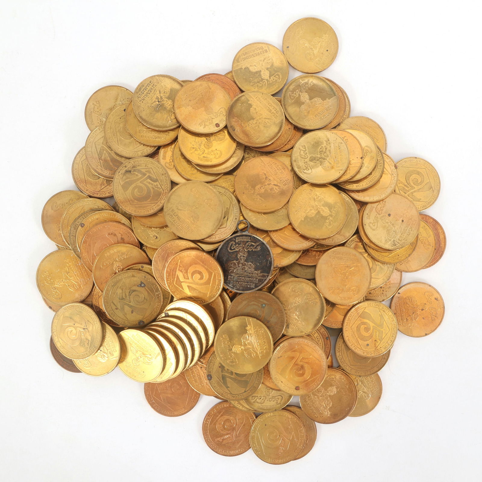 COCA-COLA 75TH ANNIVERSARY 2ND BOTTLERS CONTRACT TOKENS (1 of 3)