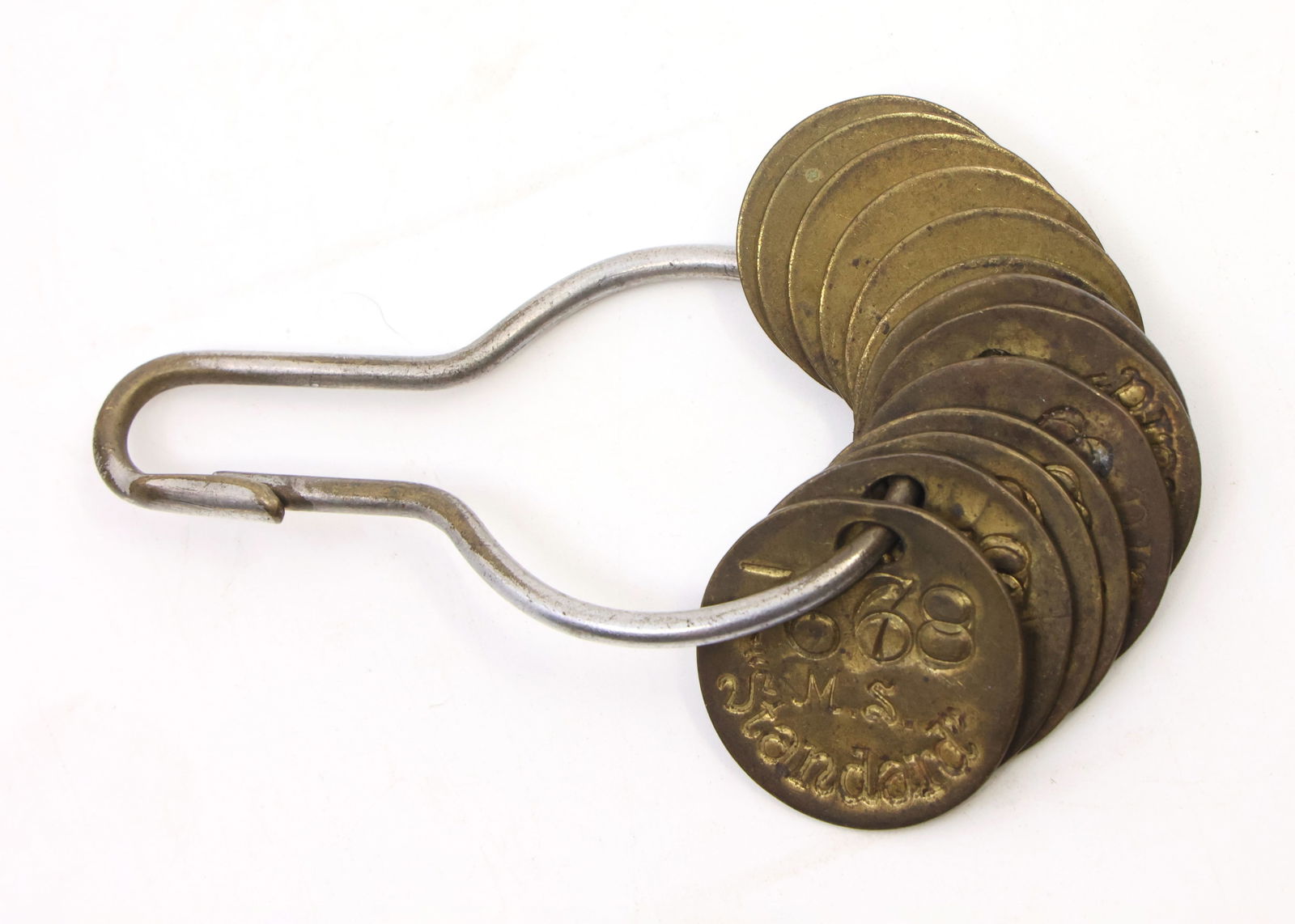 COAL MINER BRASS TOOL CHECK TAGS (1 of 2)