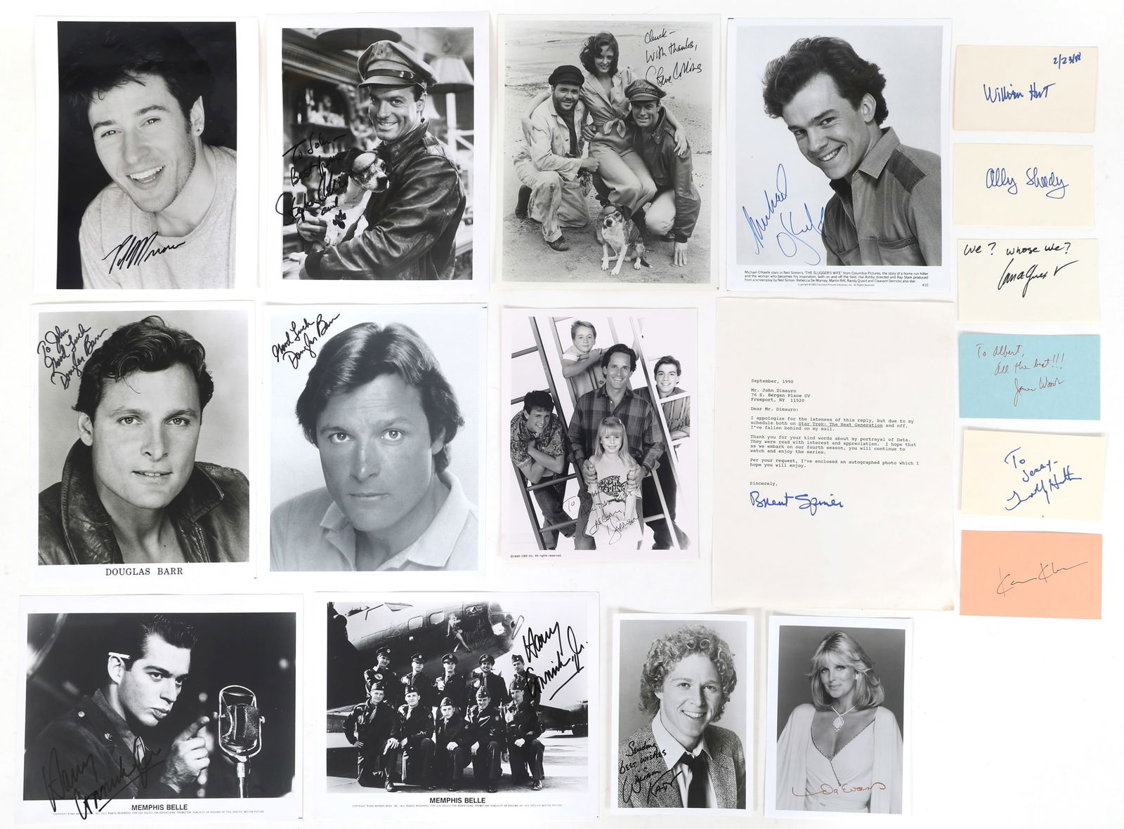 AMERICAN ACTOR AUTOGRAPHS - HUTTON, KLINE, & CONNICK (1 of 7)