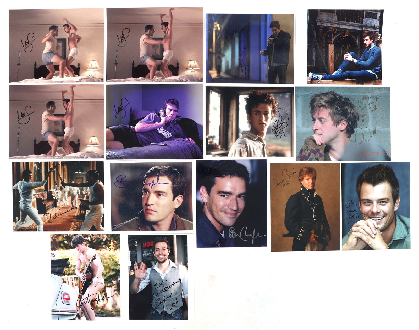 BRITISH & AMERICAN ACTOR AUTOGRAPHS - LEVI, DUHAMEL (1 of 11)