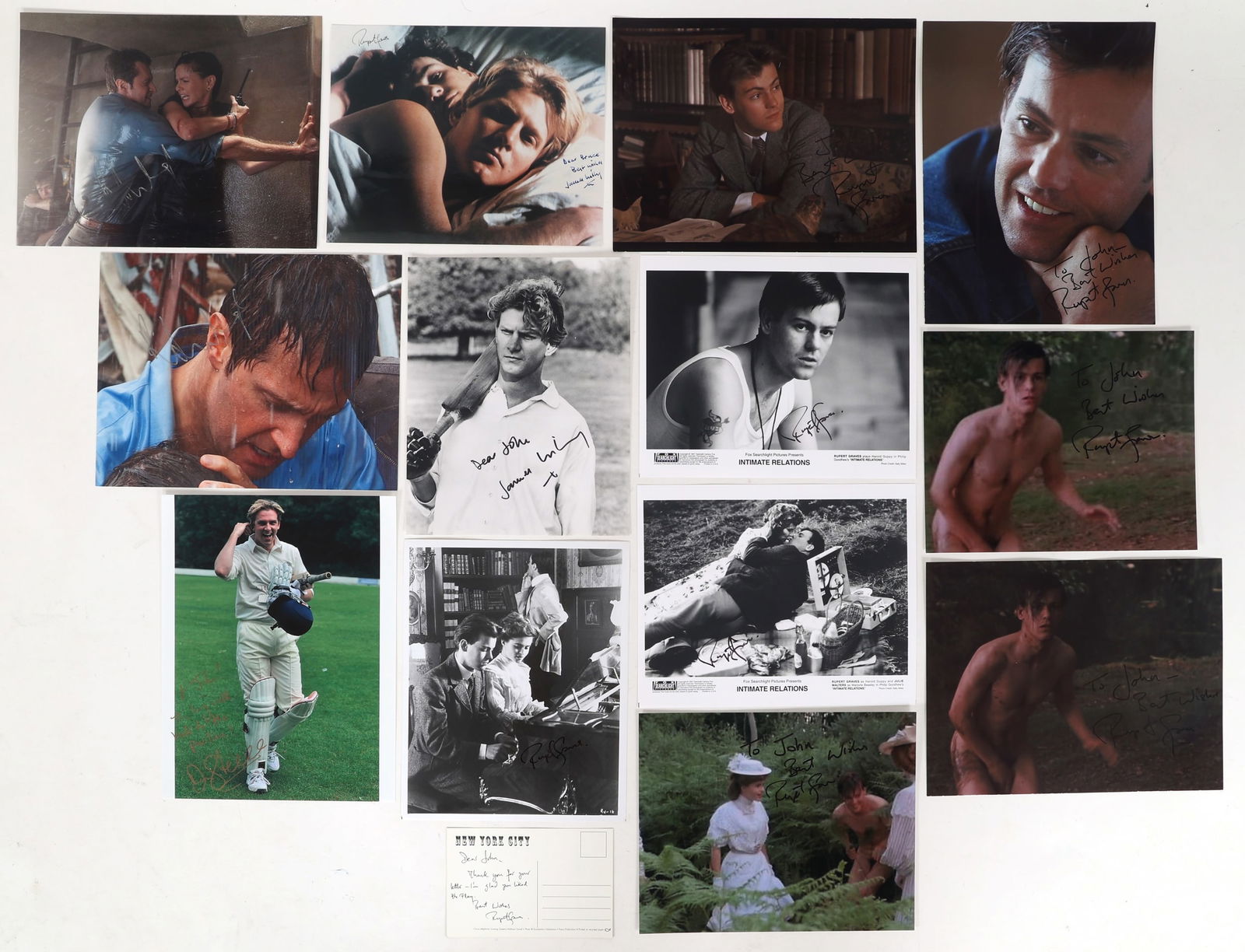 BRITISH ACTOR AUTOGRAPHS - GRAVES, WILBY, & ARMITAGE (1 of 5)