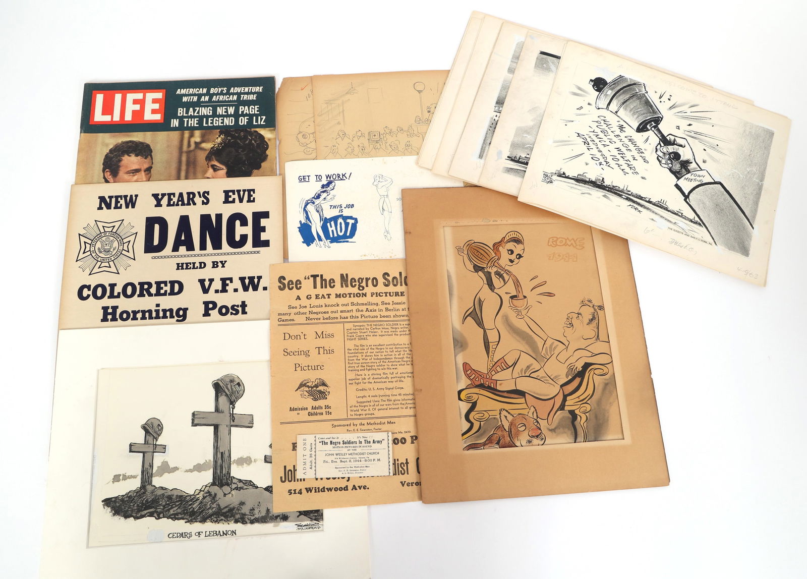 POLITICAL & SATIRICAL CARTOONS (1 of 5)