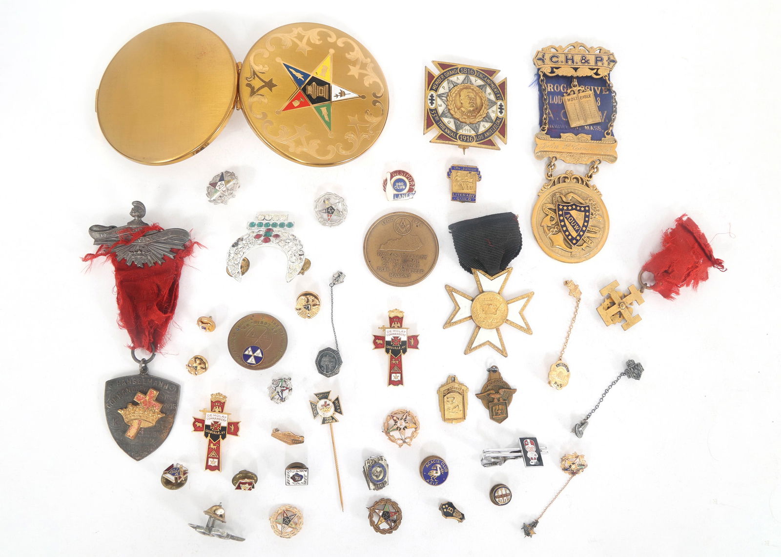 MASONIC AND FRATERNAL MEDALS AND PINS (1 of 3)