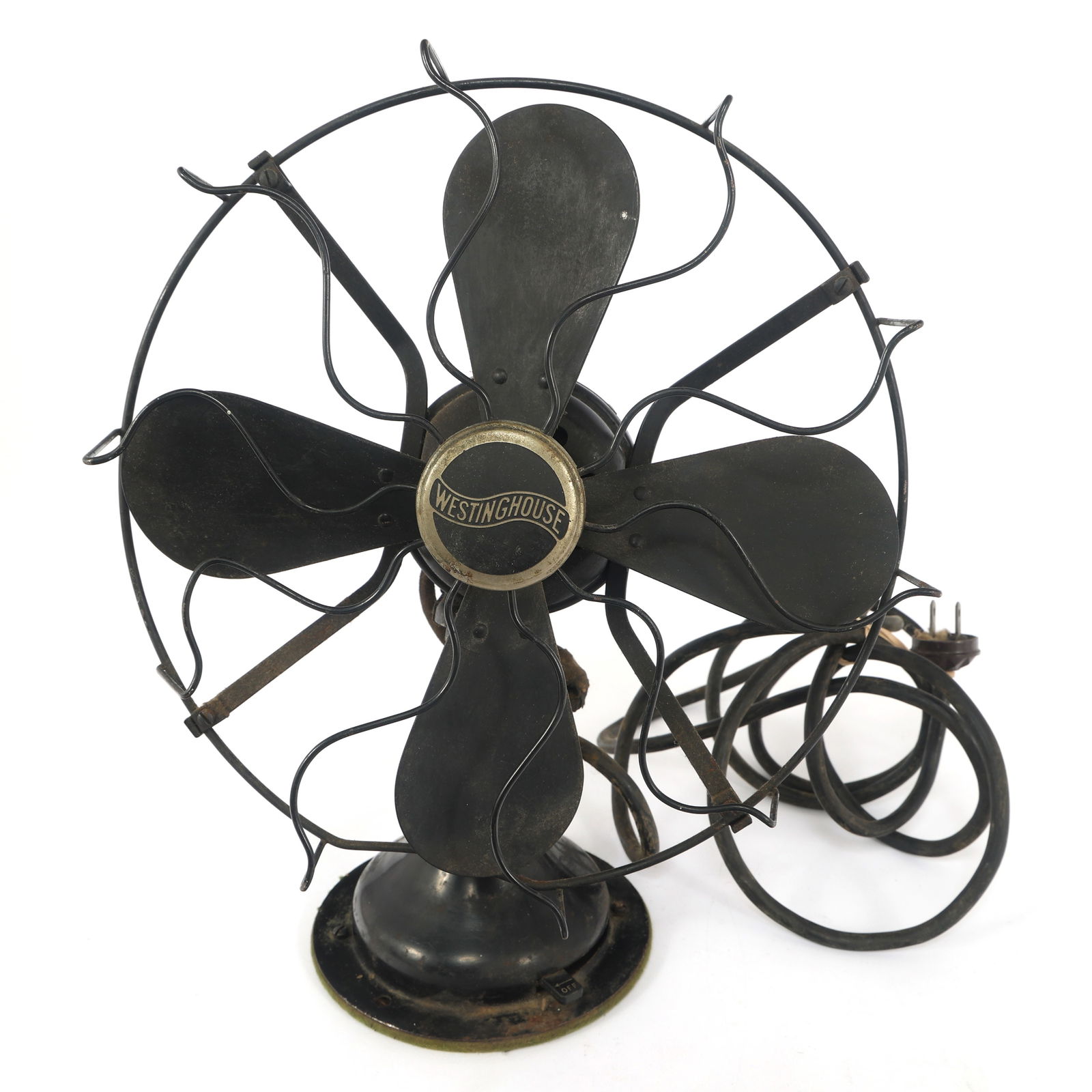 EARLY 20TH C. WESTINGHOUSE ELECTRIC DESK FAN (1 of 5)