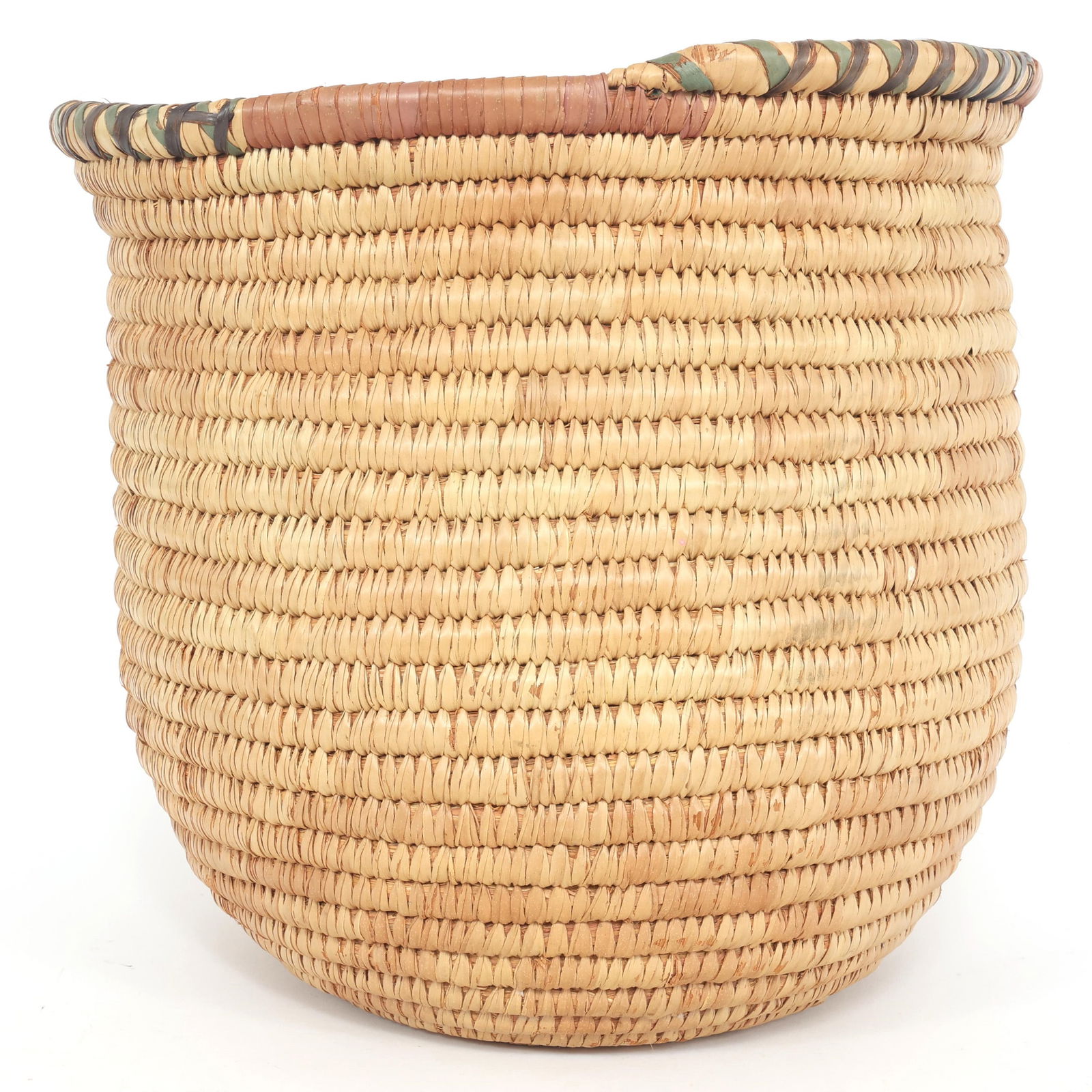 NATIVE AMERICAN COIL BASKET (1 of 4)
