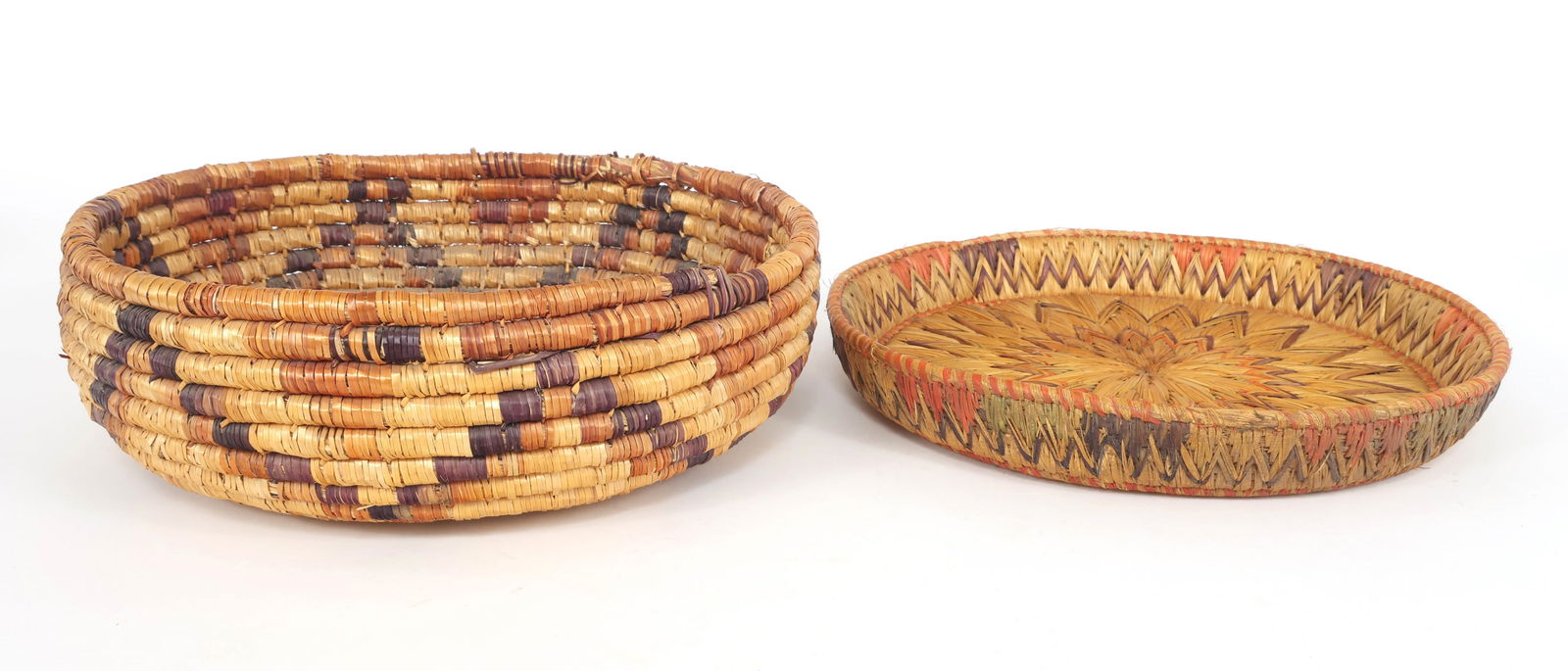 SOUTHWESTERN NATIVE AMERICAN COIL BASKETS (1 of 4)