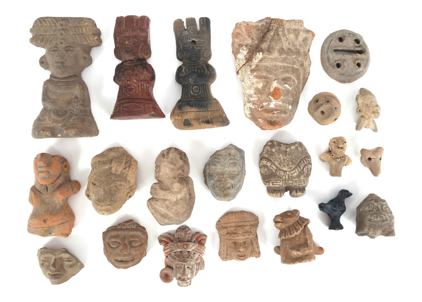 MEXICAN CERAMIC FIGURAL SCULPTURES & FRAGMENTS (1 of 7)