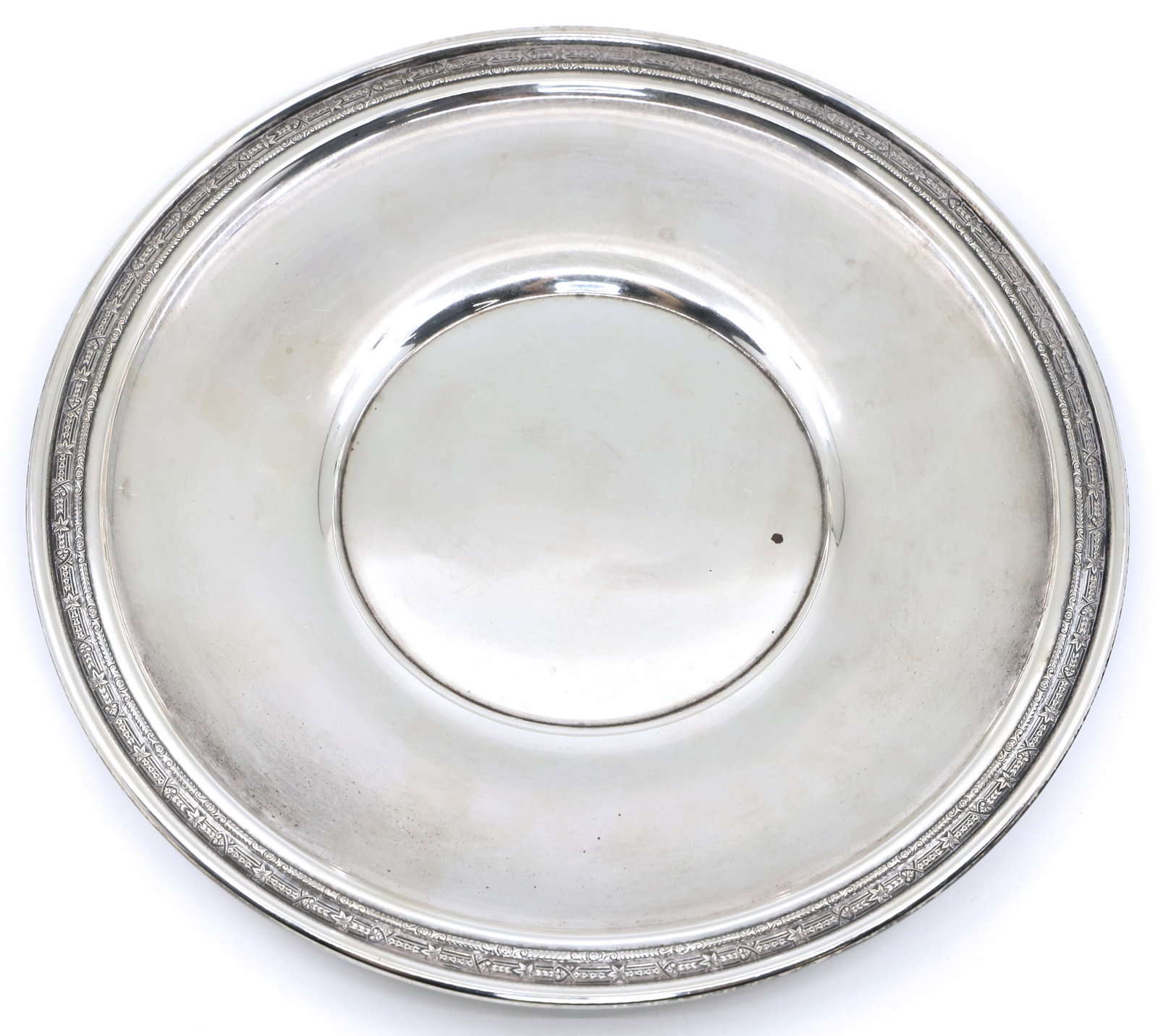 STERLING SILVER ELGIN AMERICAN MFG. CO. SANDWICH PLATE (1 of 5)