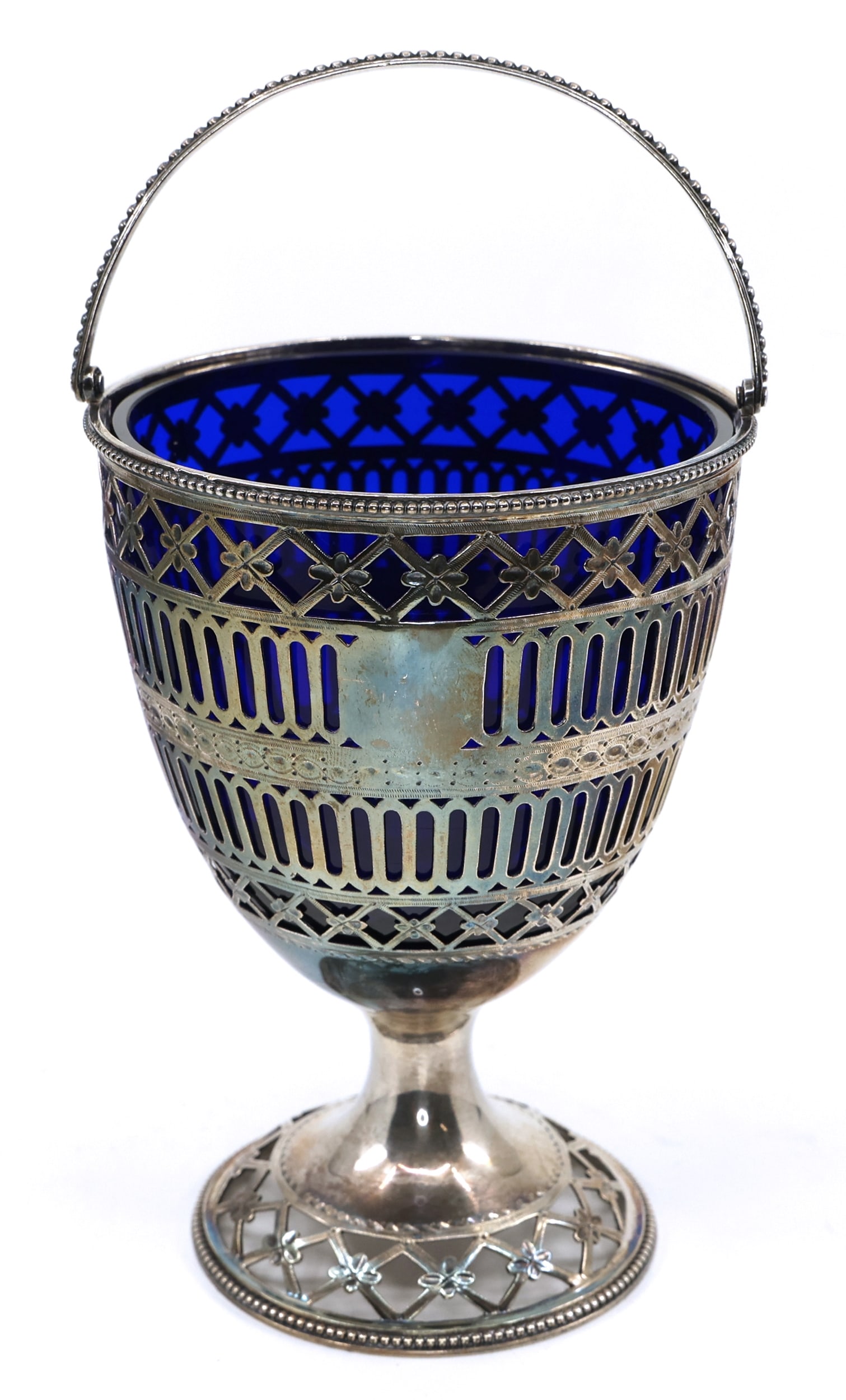 EARLY 20TH C. STERLING SILVER J. HAYNE SUGAR BASKET (1 of 9)