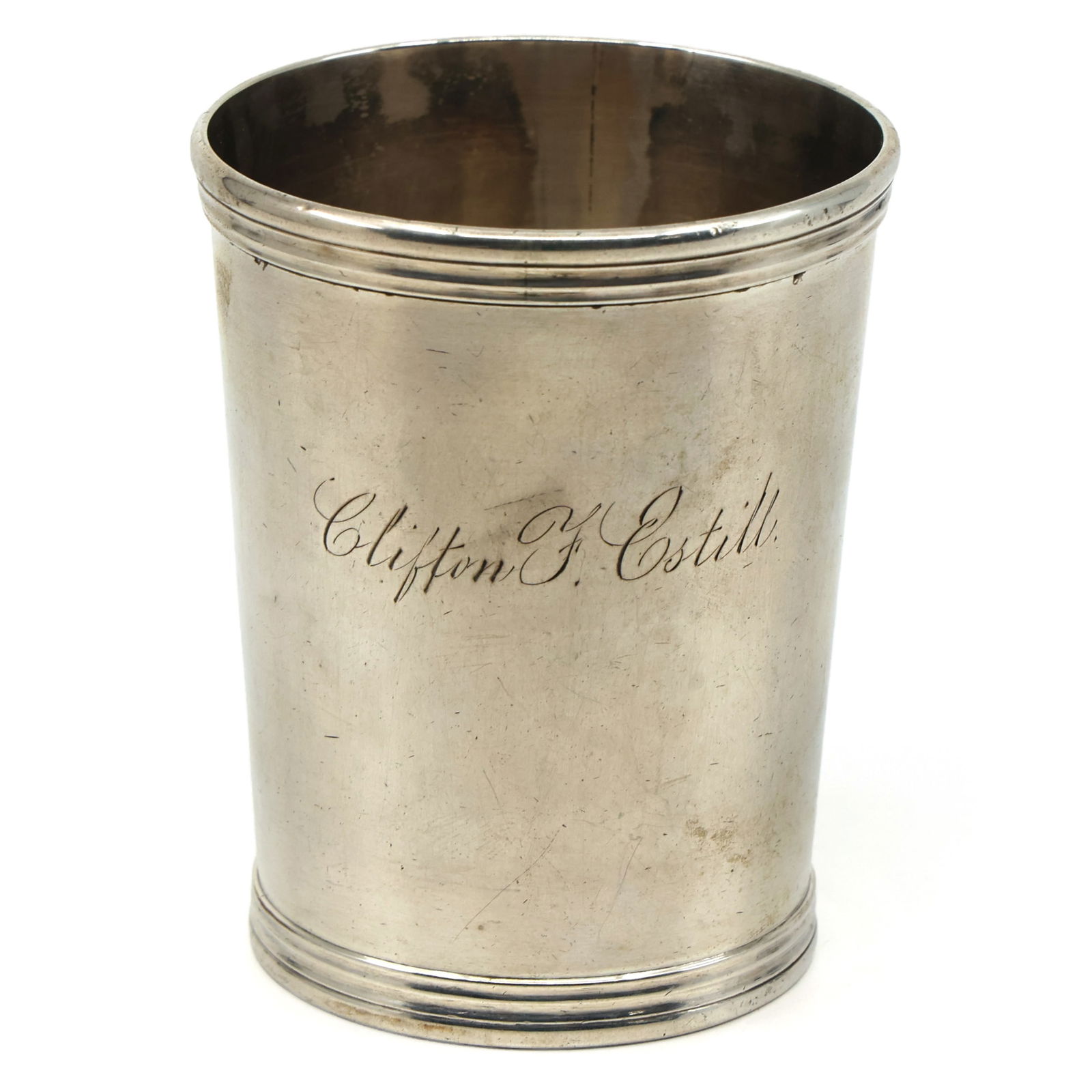 COIN SILVER MINT JULEP CUP by ELI C. GARNER (1 of 4)