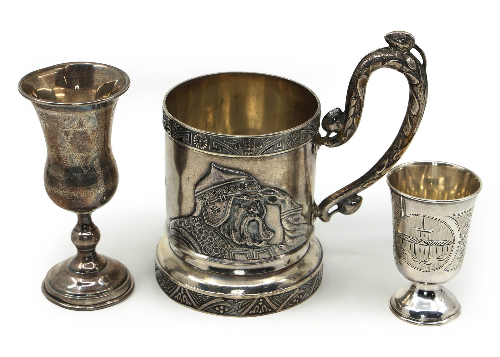RUSSIAN .875 SILVER CUPS (1 of 8)