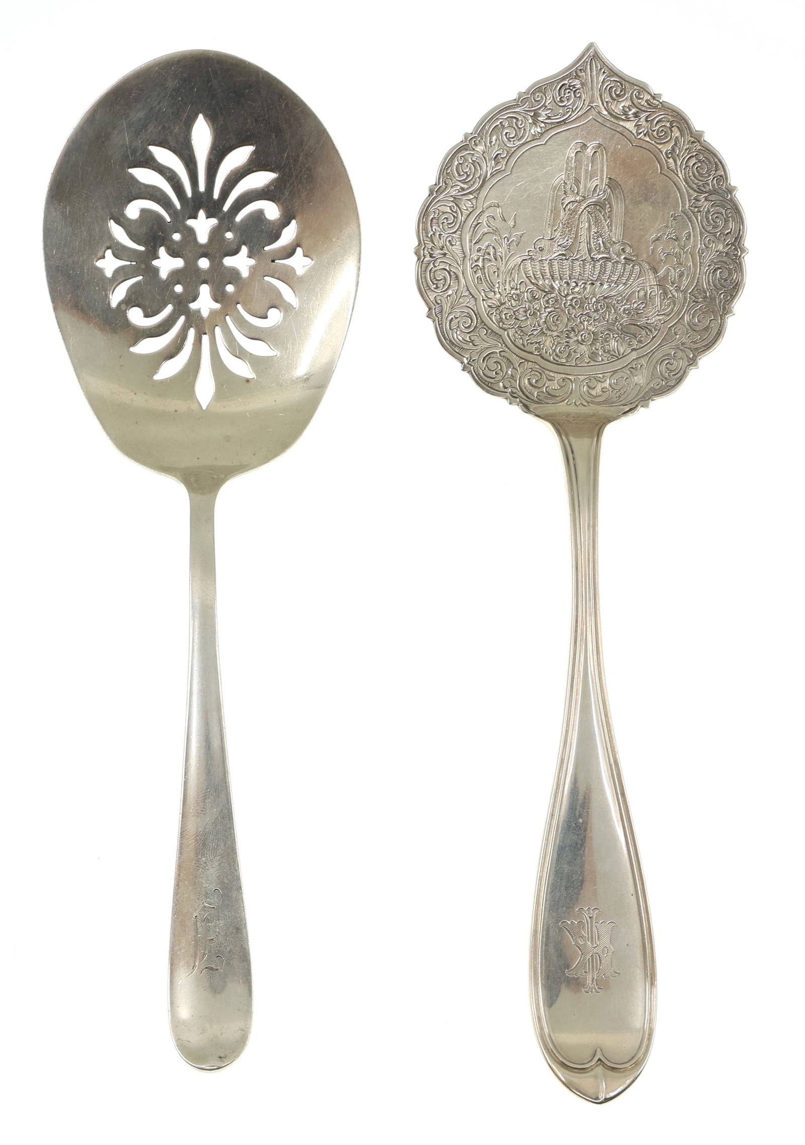 19TH C. STERLING SILVER TOMATO SERVERS (1 of 6)