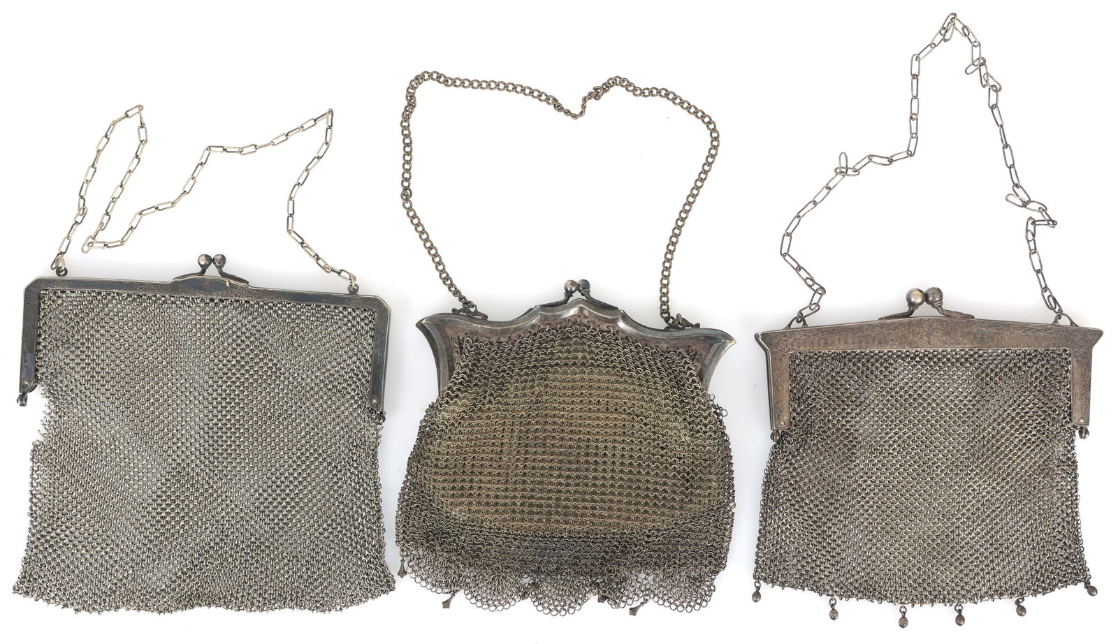 NICKEL SILVER MESH EVENING BAGS (1 of 12)