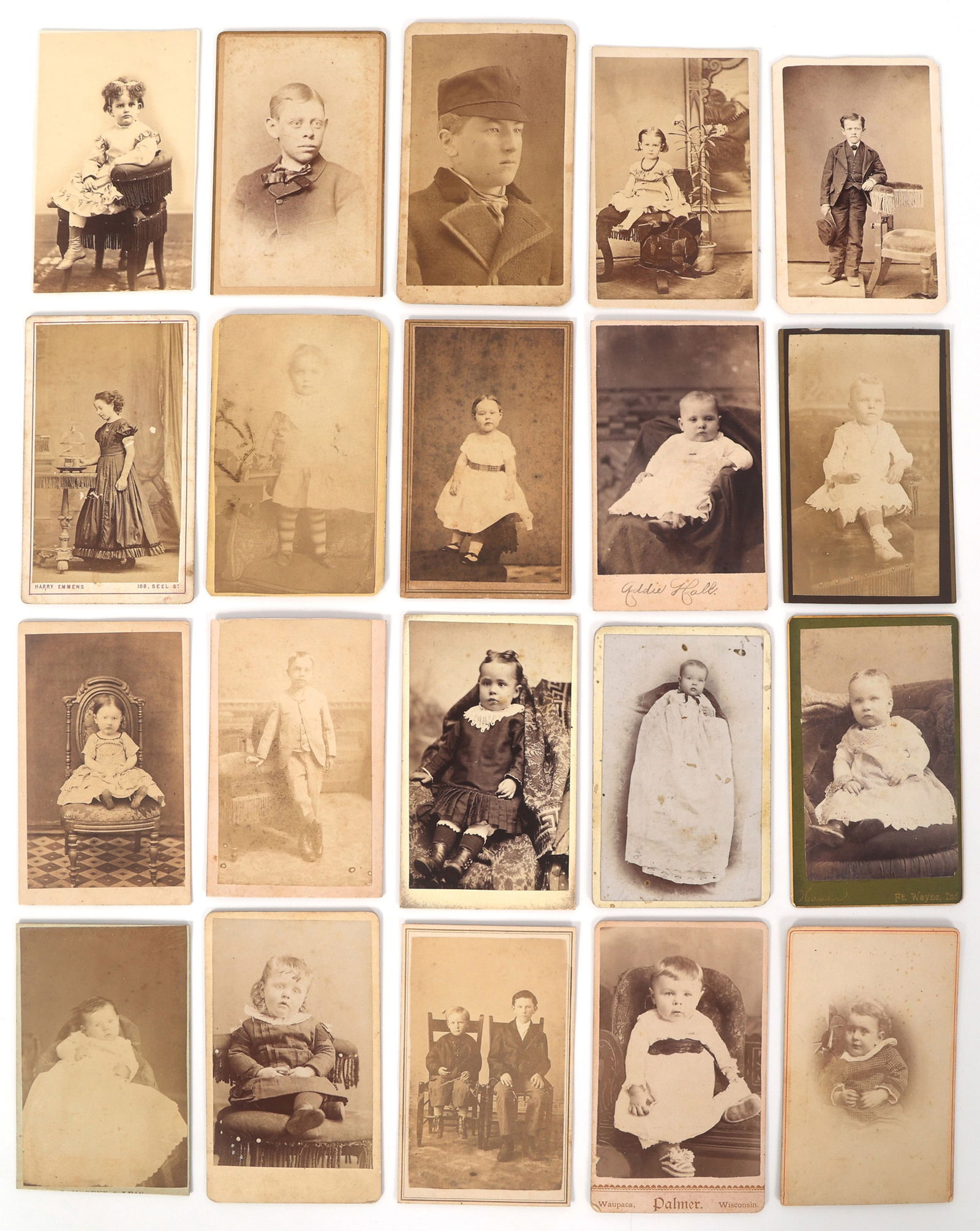 CARTE DE VISITE PORTRAITS OF CHILDREN (1 of 3)