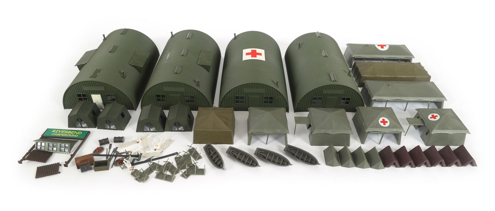 SCENE MASTER MODEL TRAIN TENTS & ACCESSORIES HO SCALE (1 of 12)