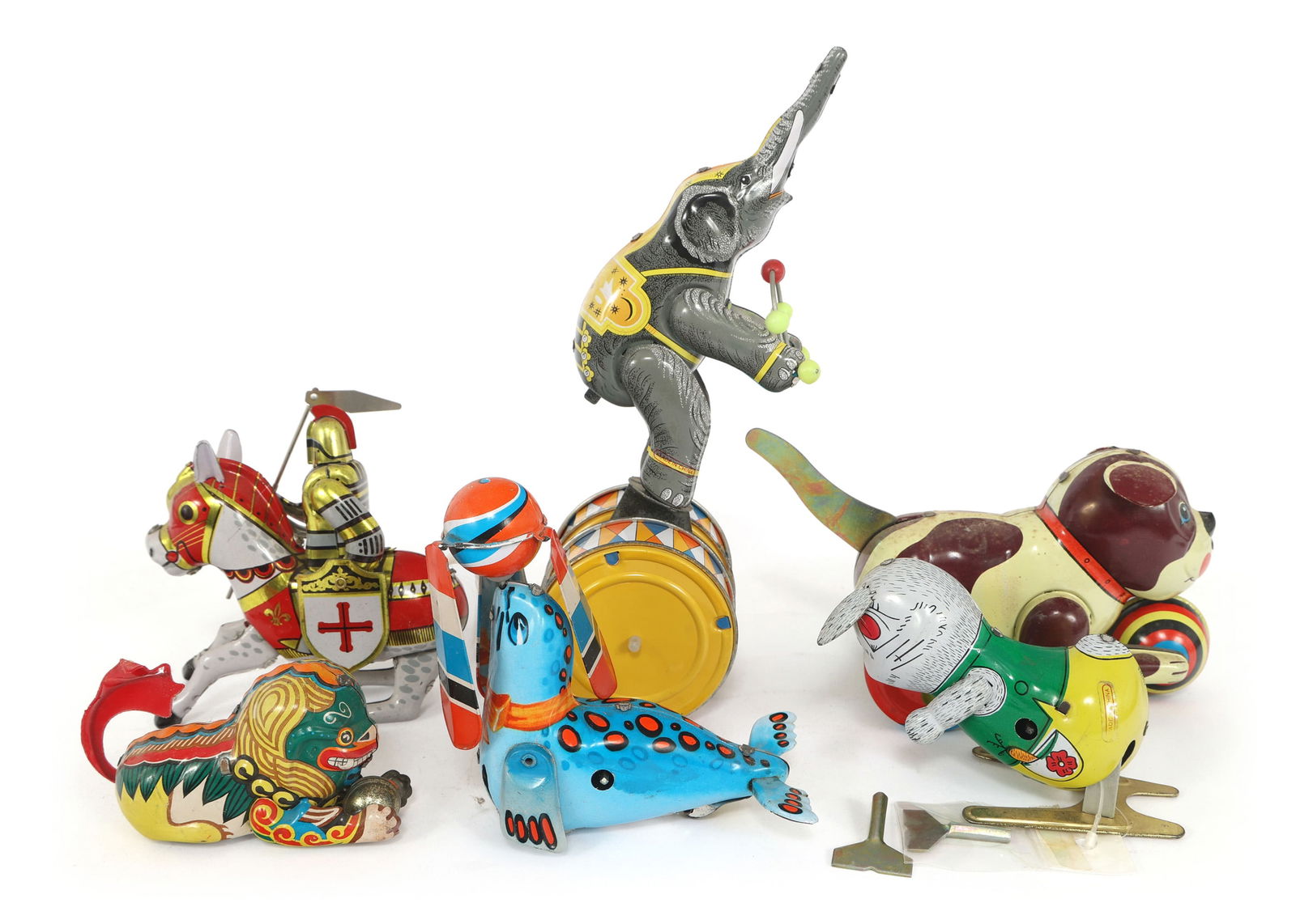 20TH C. LITHO WIND UP TIN TOYS (1 of 10)