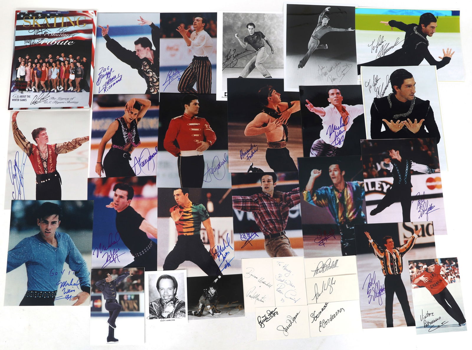 FIGURE SKATER AUTOGRAPHS - ELDREDGE, LYSACEK, & STOJKO (1 of 8)