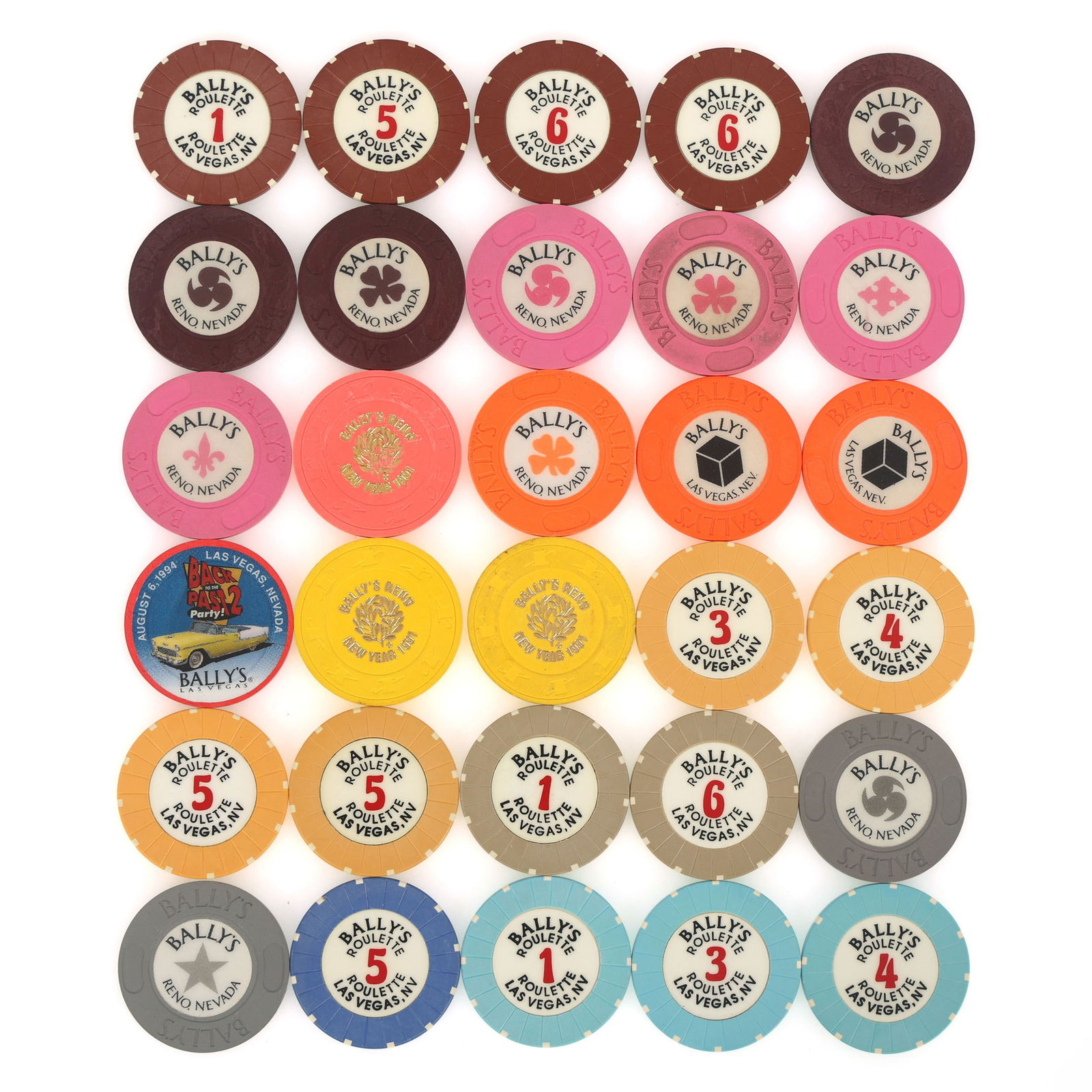 BALLY'S CASINO CHIPS (1 of 6)