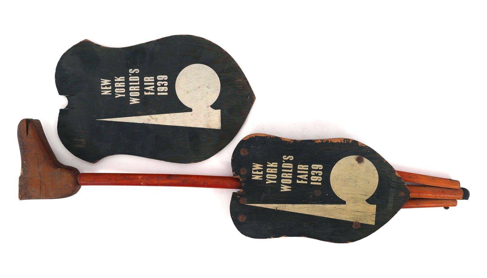 NEW YORK WORLD'S FAIR 1939 SWAGGER CANE-SEAT & SEAT (1 of 8)