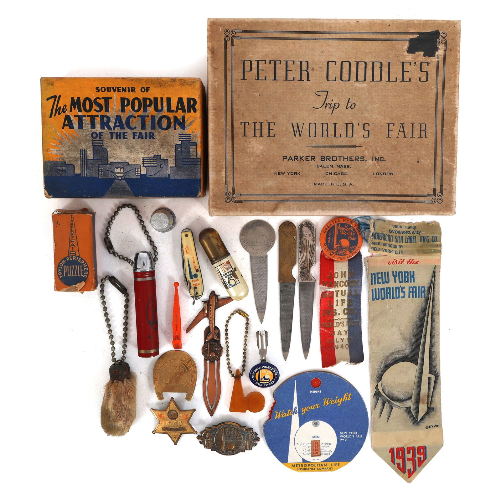 NEW YORK WORLD'S FAIR 1939 NOVELTY SOUVENIRS (1 of 19)