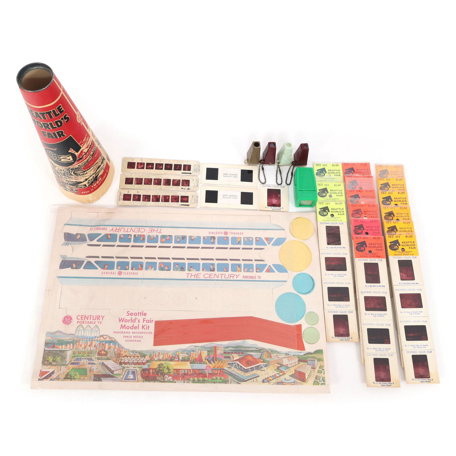SEATTLE WORLD'S FAIR 1962 MODEL KIT & IMAGES (1 of 20)