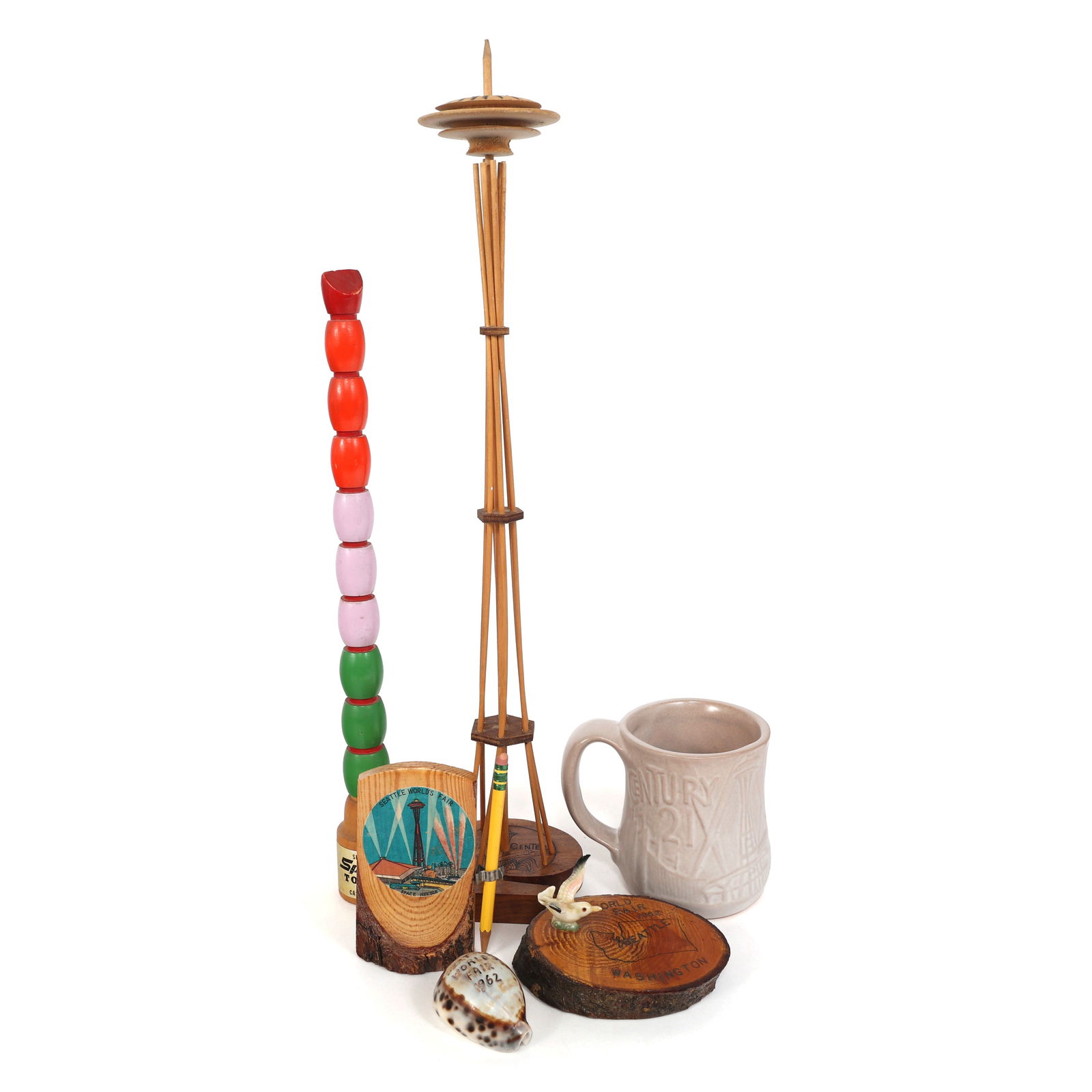 SEATTLE WORLD'S FAIR 1962 CRAFTSMAN MADE SOUVENIRS (1 of 20)