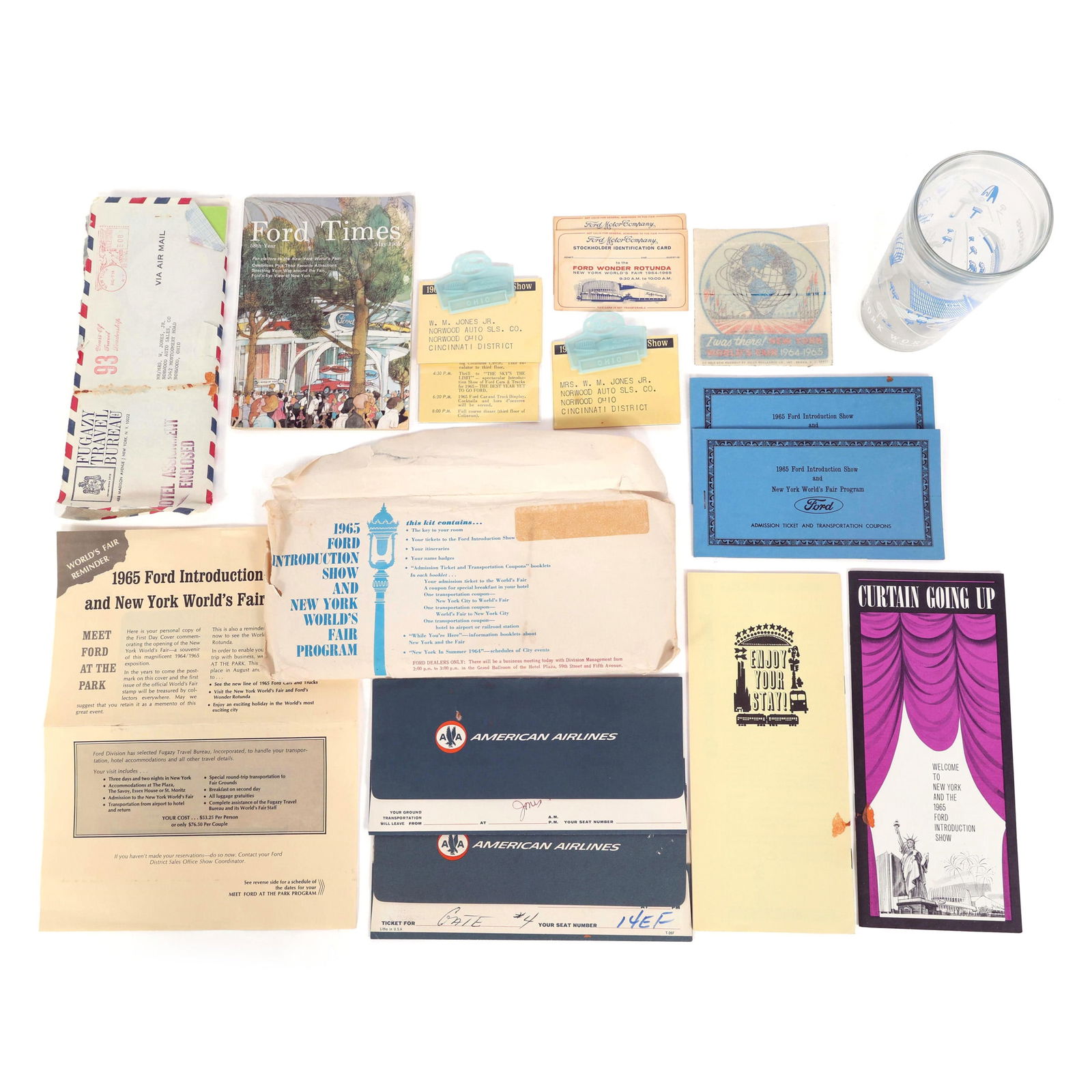 NEW YORK WORLD'S FAIR 1964 GENERAL MOTORS EPHEMERA (1 of 18)