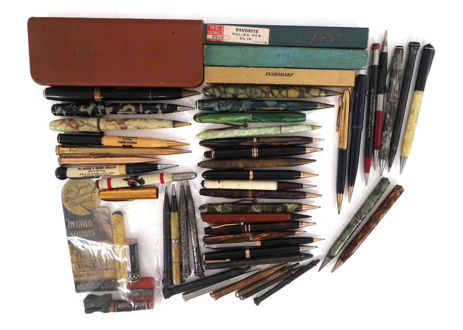 MECHANICAL PENCILS - MONTBLANC, EVERSHARP, WATERMAN'S: MECHANICAL PENCILS - MONTBLANC, EVERSHARP, WATERMAN'S Mechanical pencil collection, some brands include: Montblanc Eversharp Parker