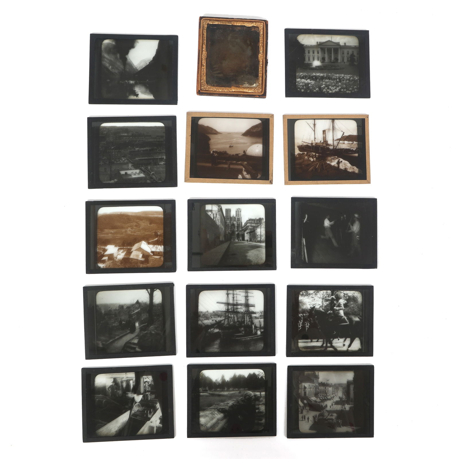 20TH C. IMAGES - MAGIC LANTERN SLIDES & AMBROTYPE (1 of 5)