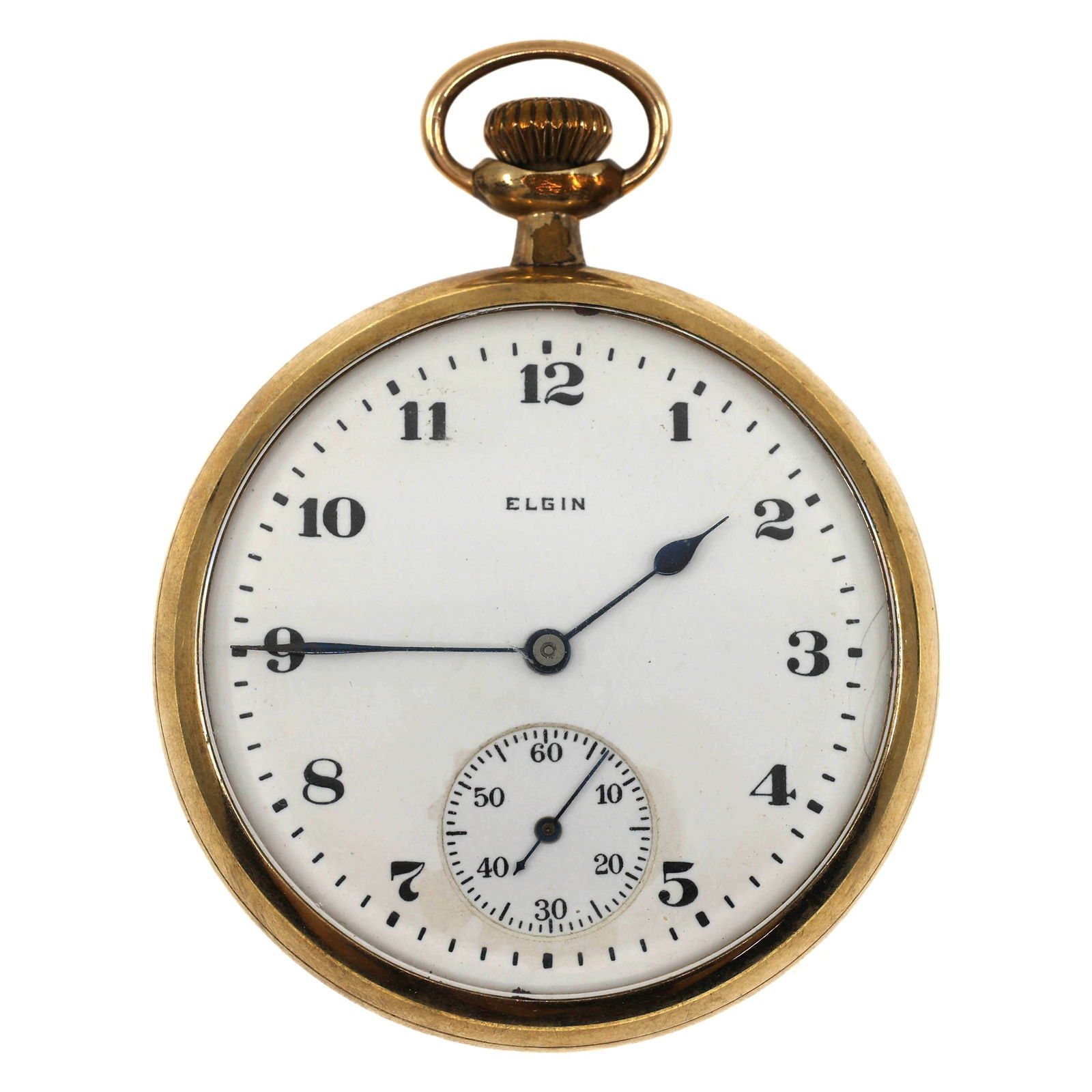 MEN'S ELGIN GOLD-FILLED CASE POCKET WATCH (1 of 5)
