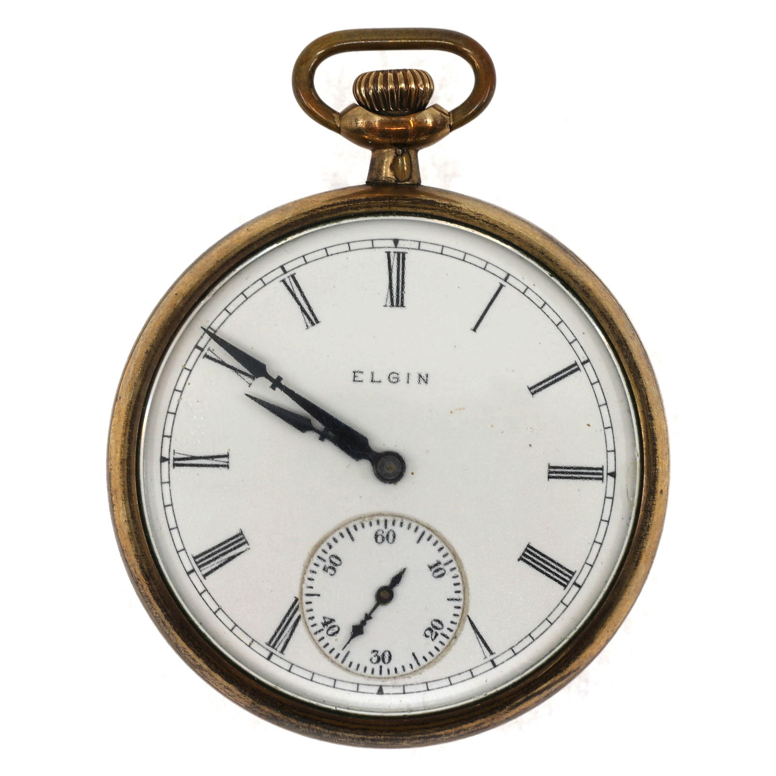 MEN'S ELGIN GOLD-FILLED CASE POCKET WATCH (1 of 4)